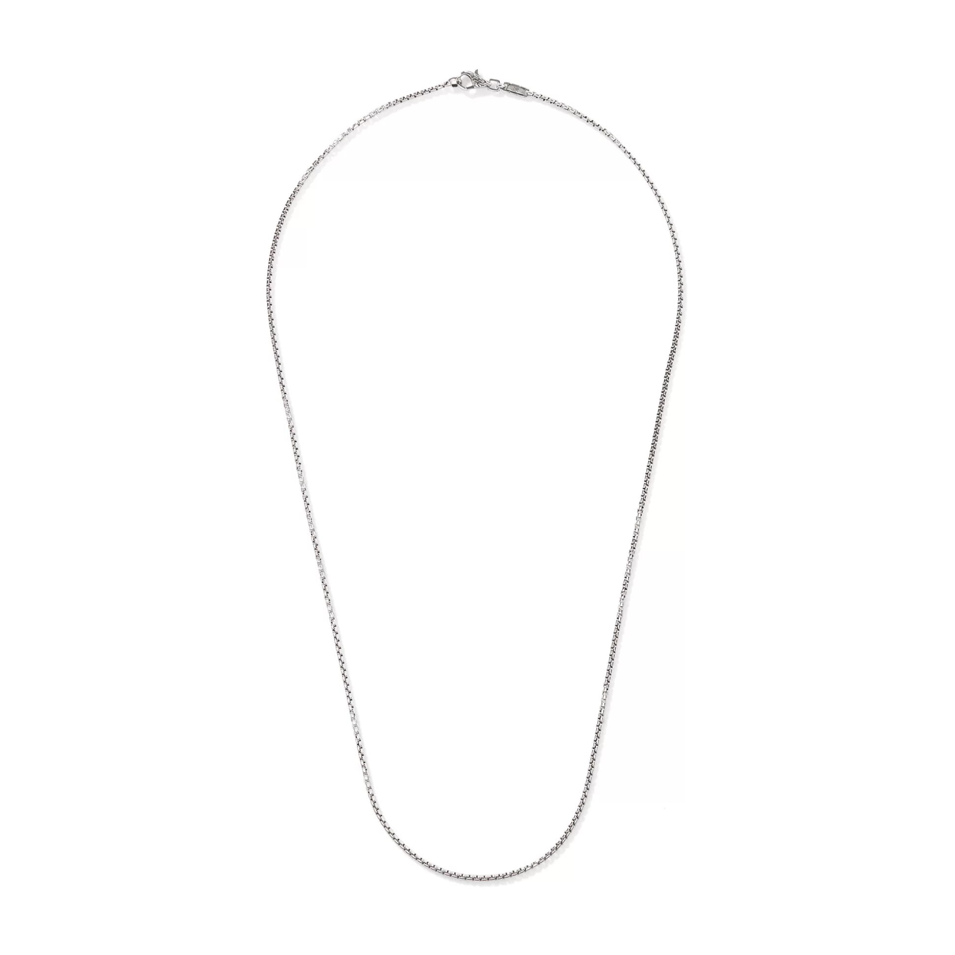 Store John Hardy Box Chain Necklace, Sterling Silver, 2MM