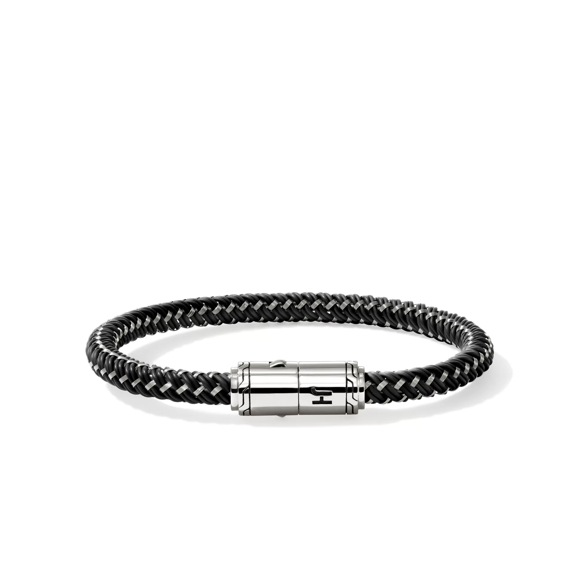 Clearance John Hardy Cord Bracelet, Sterling Silver, Rubber