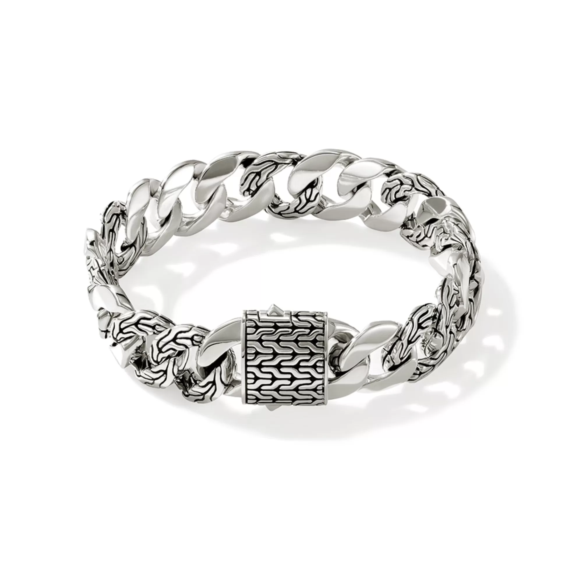 Shop John Hardy Curb Bracelet, Sterling Silver, 14MM