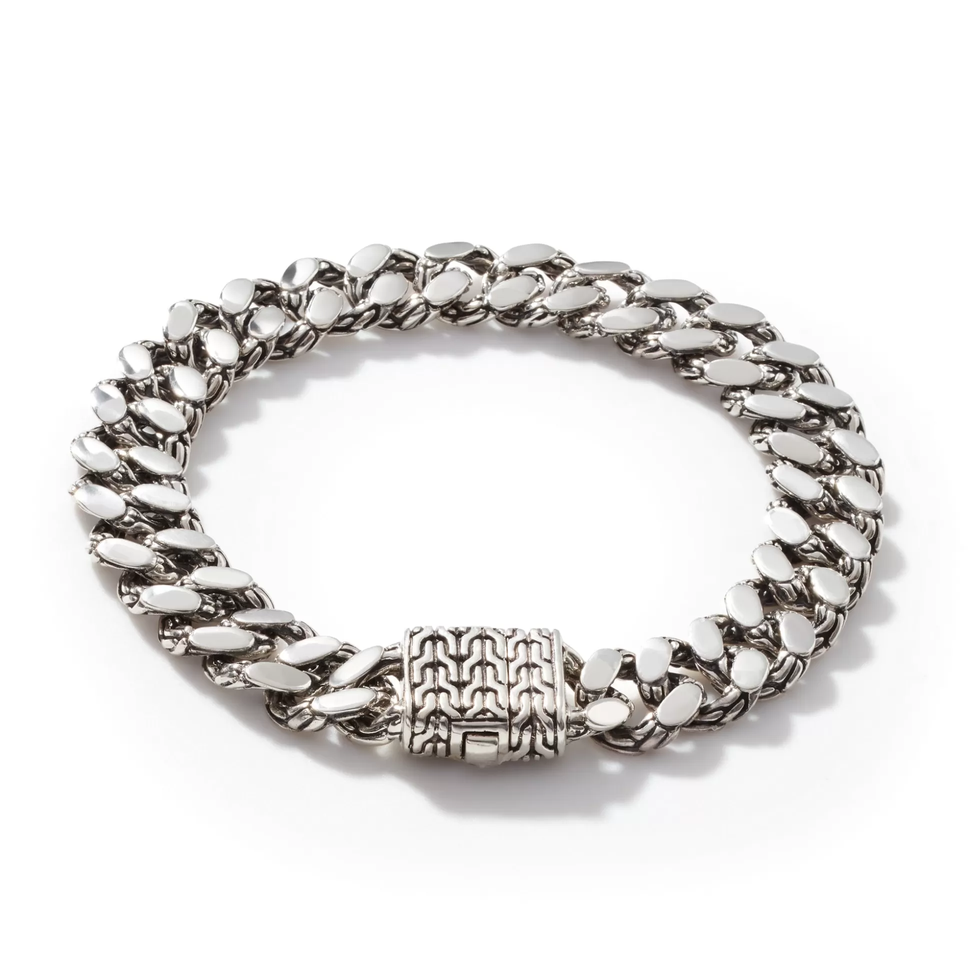 Shop John Hardy Curb Chain Bracelet, Sterling Silver, 11MM