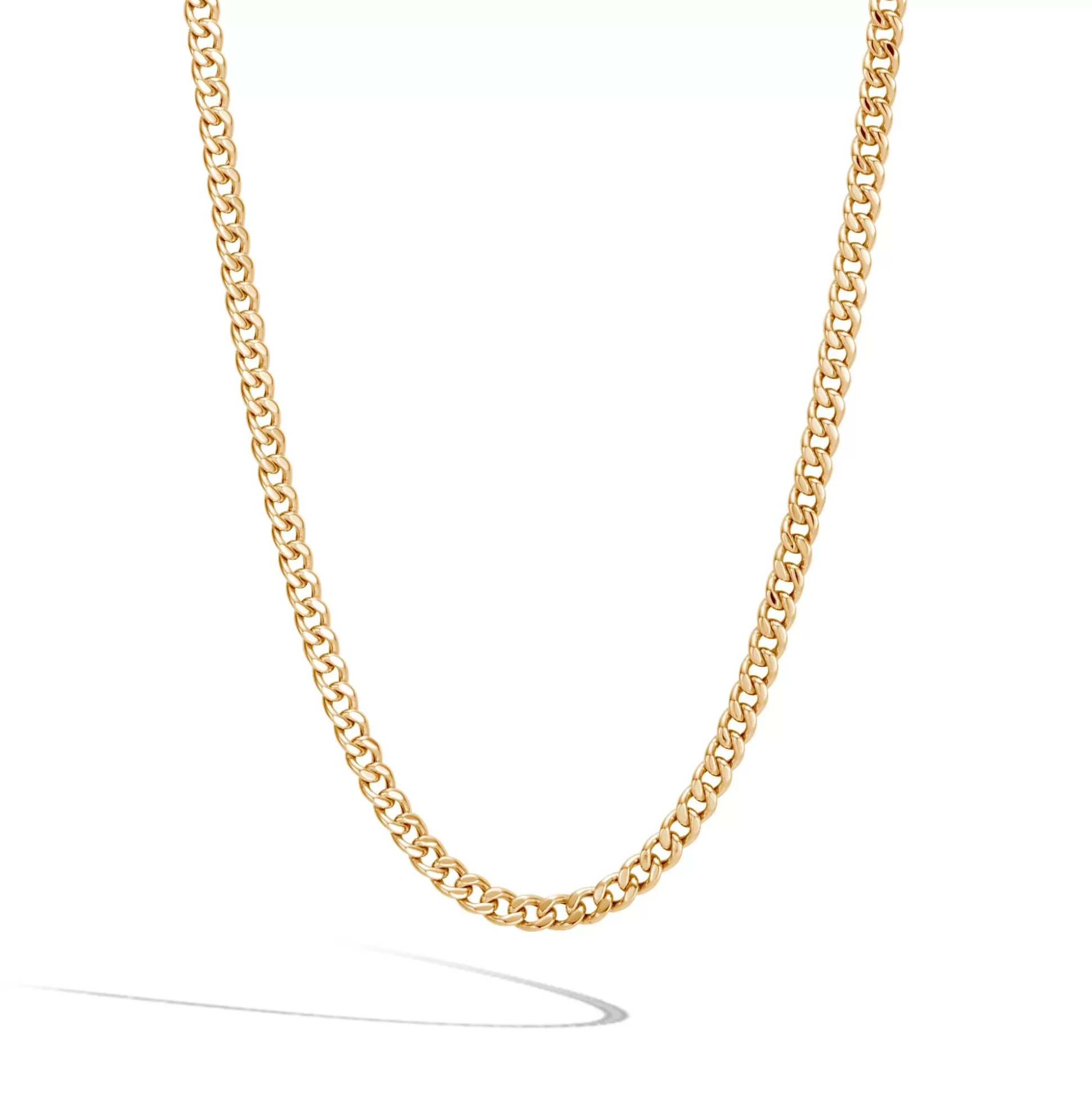 Discount John Hardy Curb Chain Necklace, Gold, 3.6MM