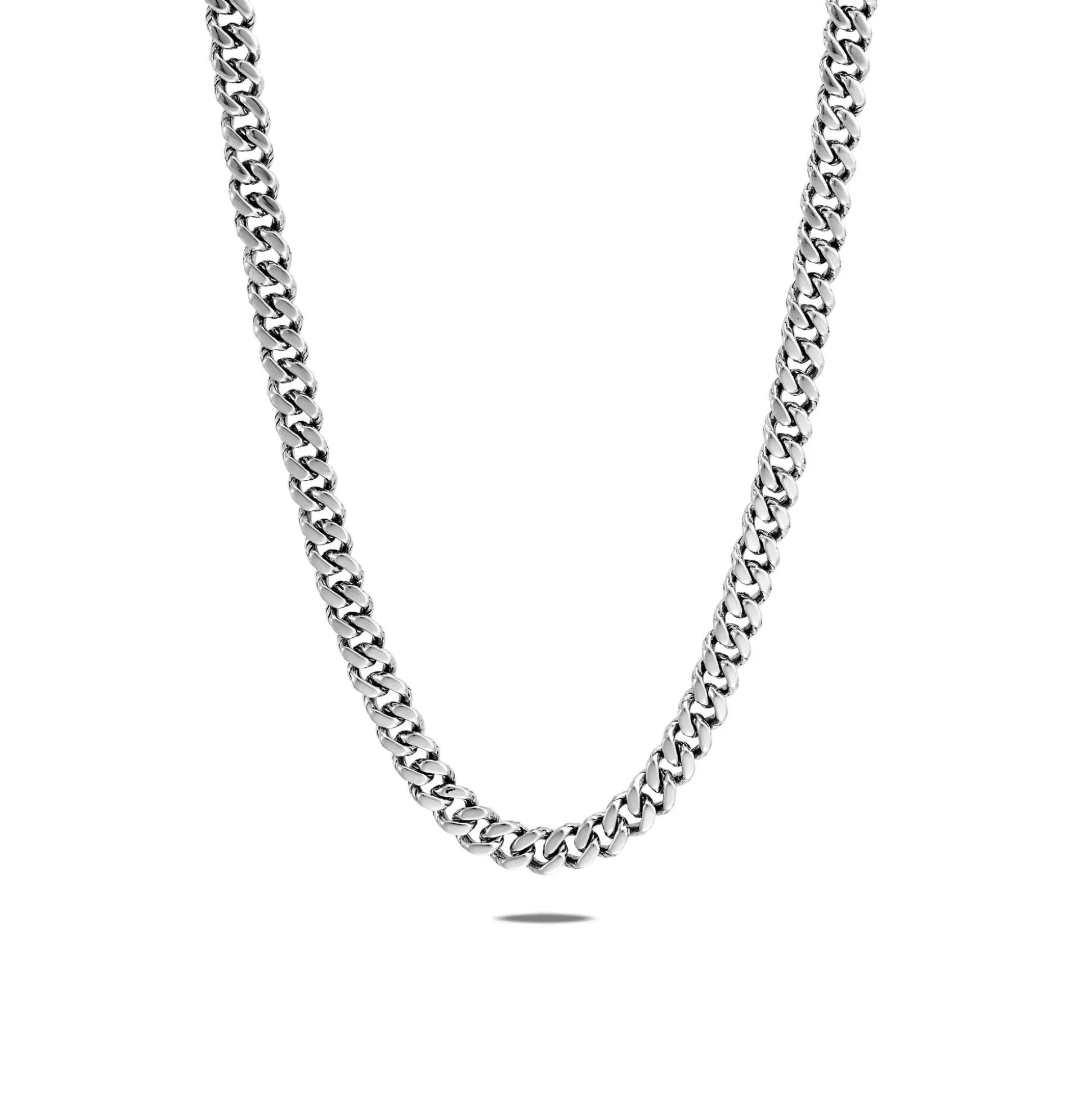 Clearance John Hardy Curb Chain Necklace, Sterling Silver, 7MM