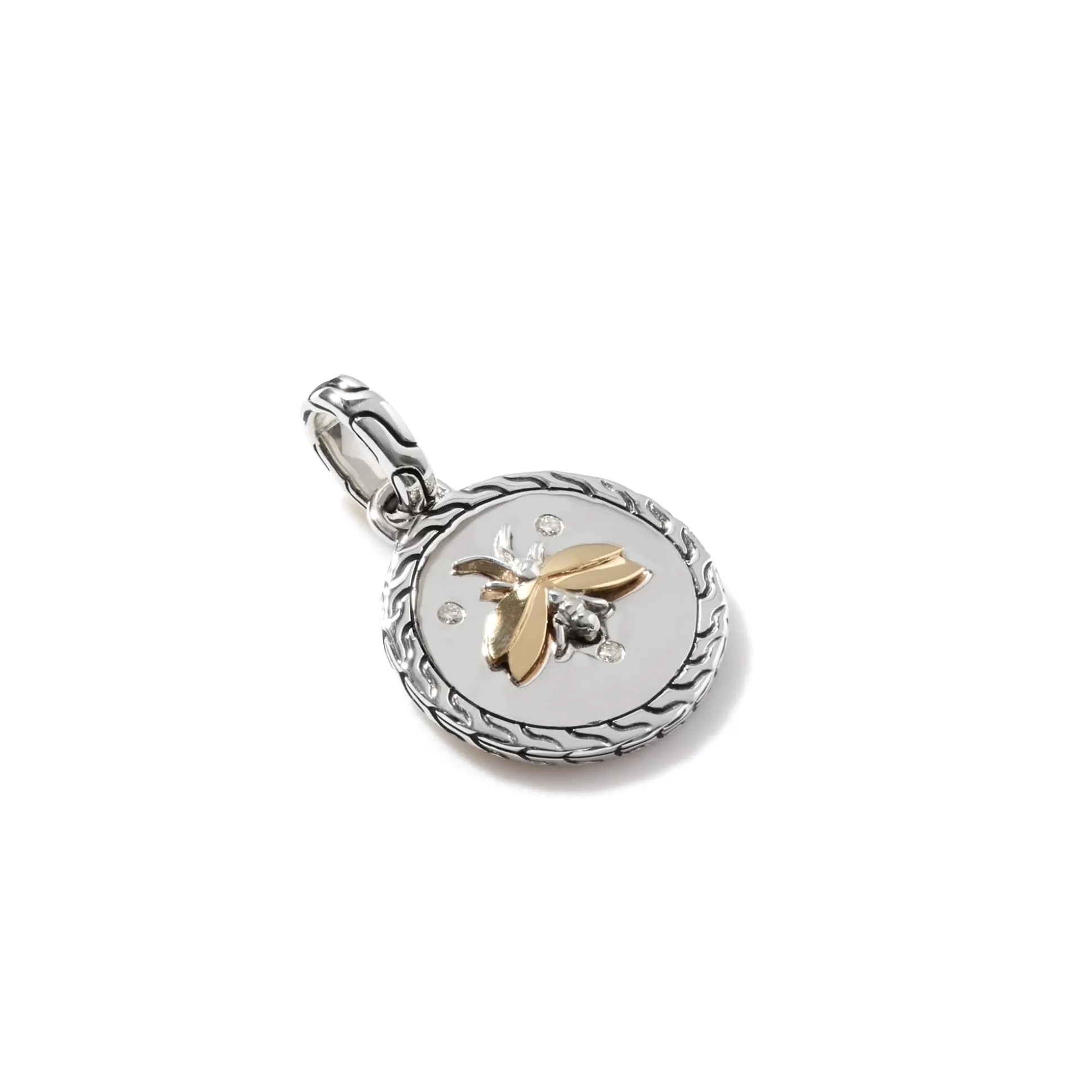 Discount John Hardy Firefly Pendant, Silver, Gold, Diamonds