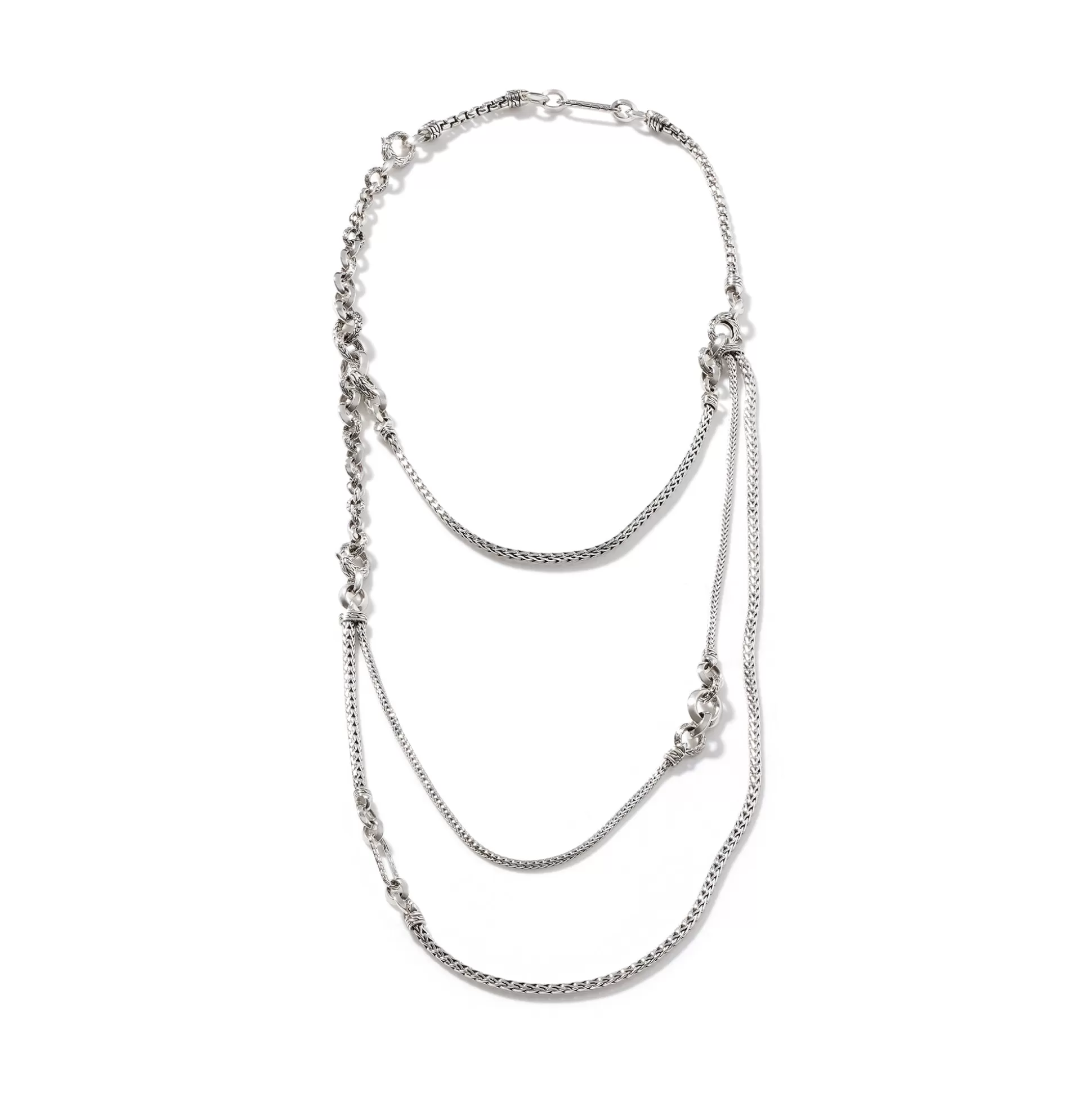 Fashion John Hardy Hero Convertible Necklace, Sterling Silver