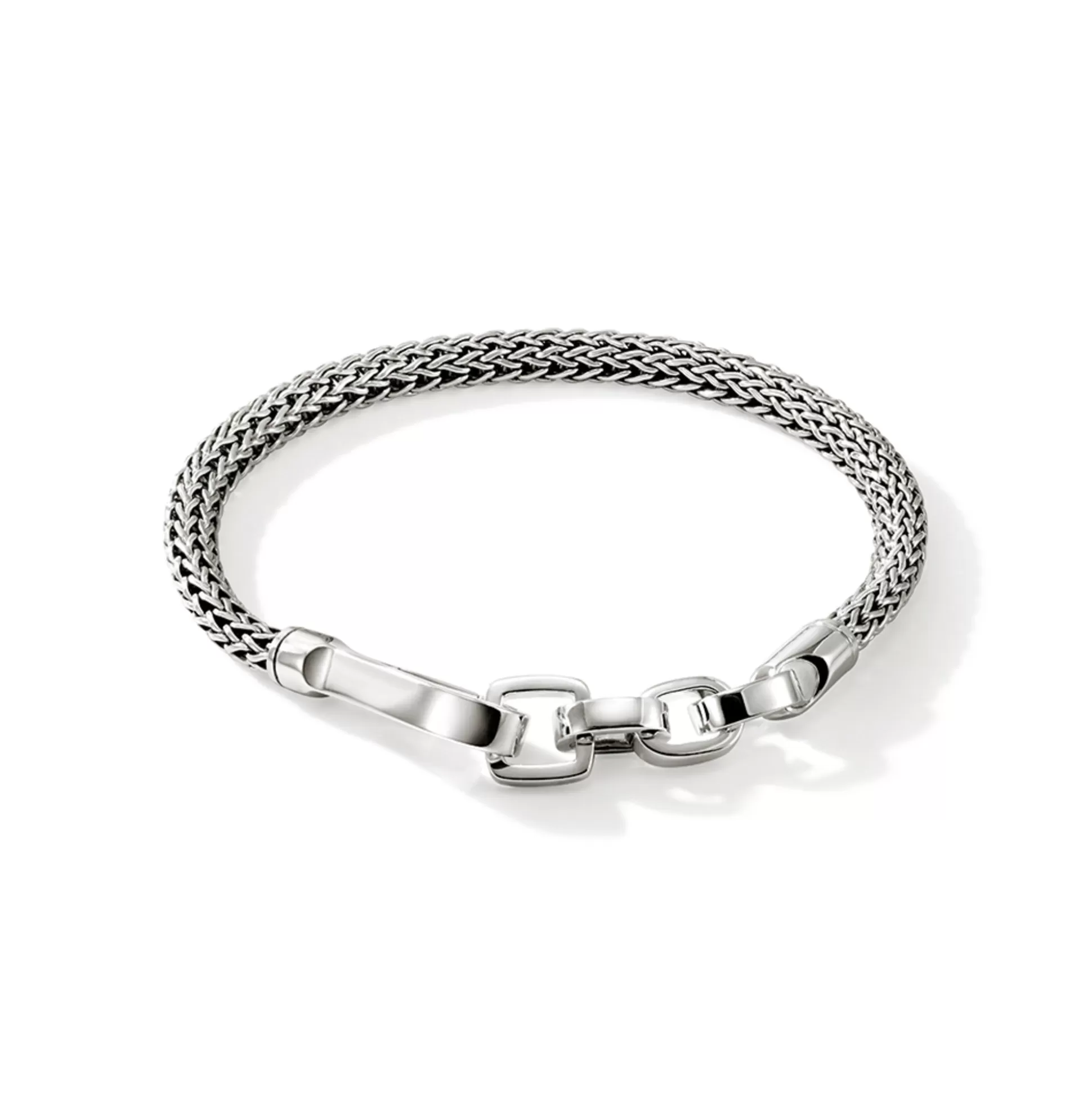 Best Sale John Hardy Hook Clasp Bracelet, Sterling Silver, 5MM