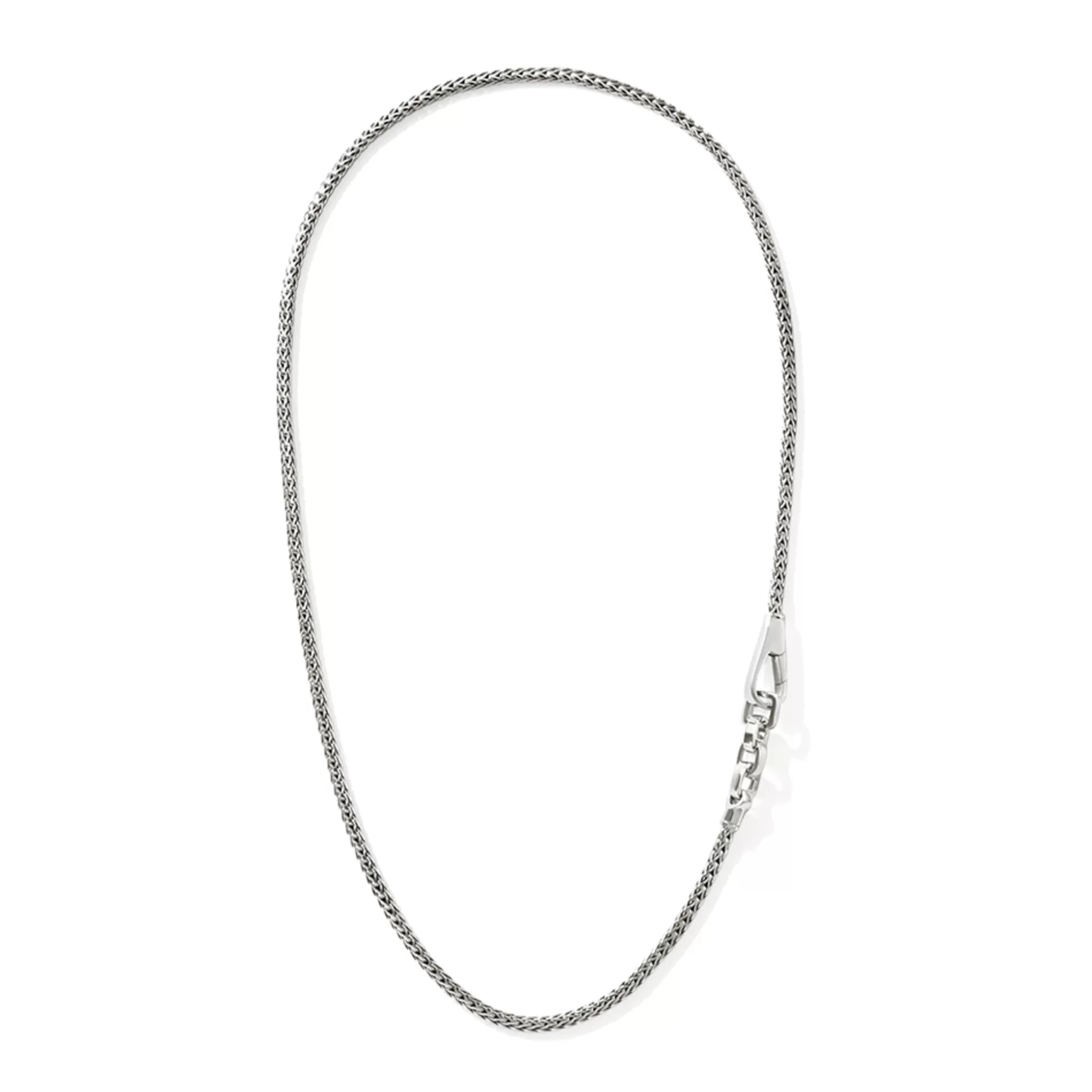 Flash Sale John Hardy Hook Station Necklace, Sterling Silver, 3.5MM