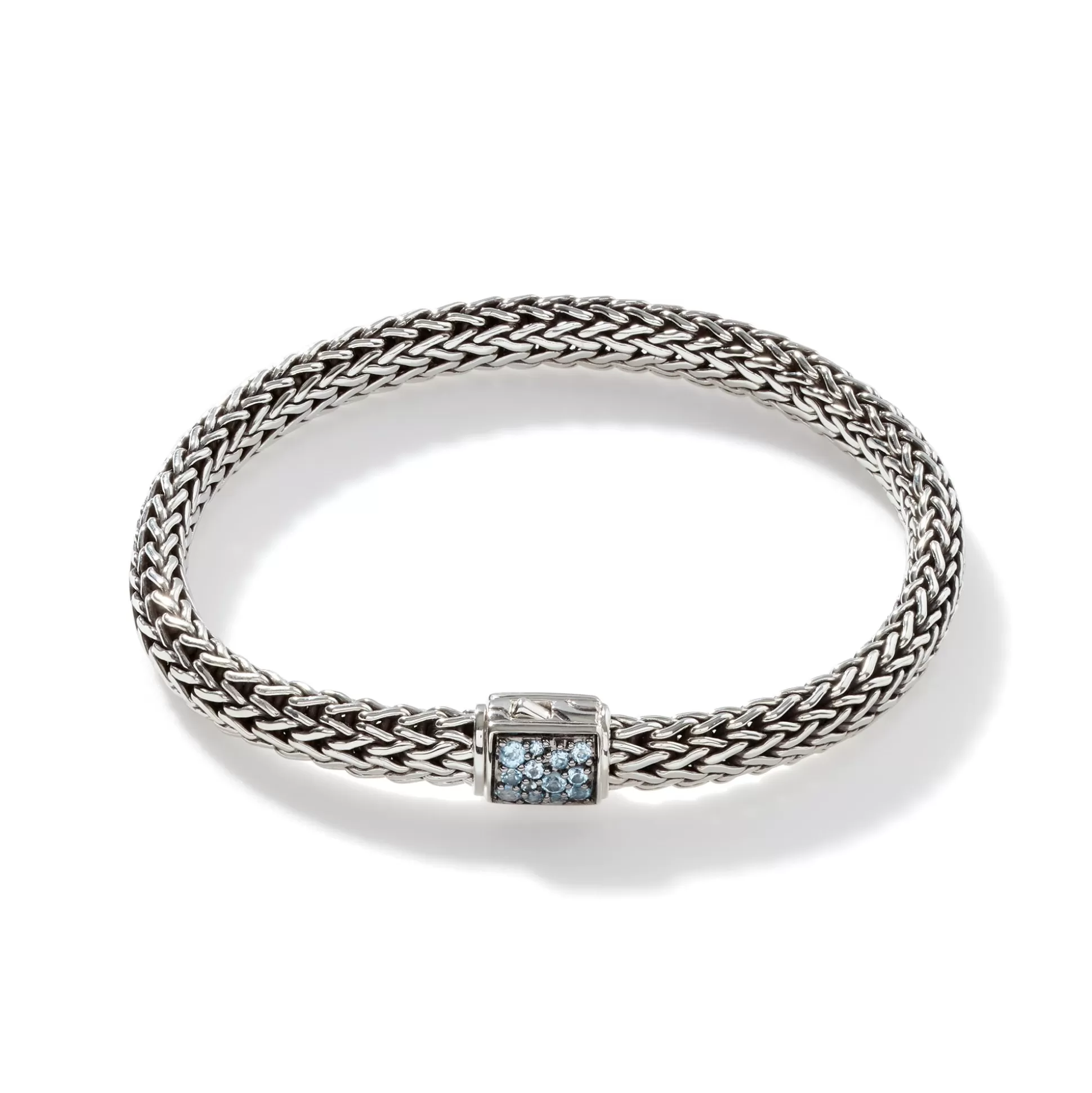 Hot John Hardy Icon Bracelet, Sterling Silver, Pavé, 6.5MM