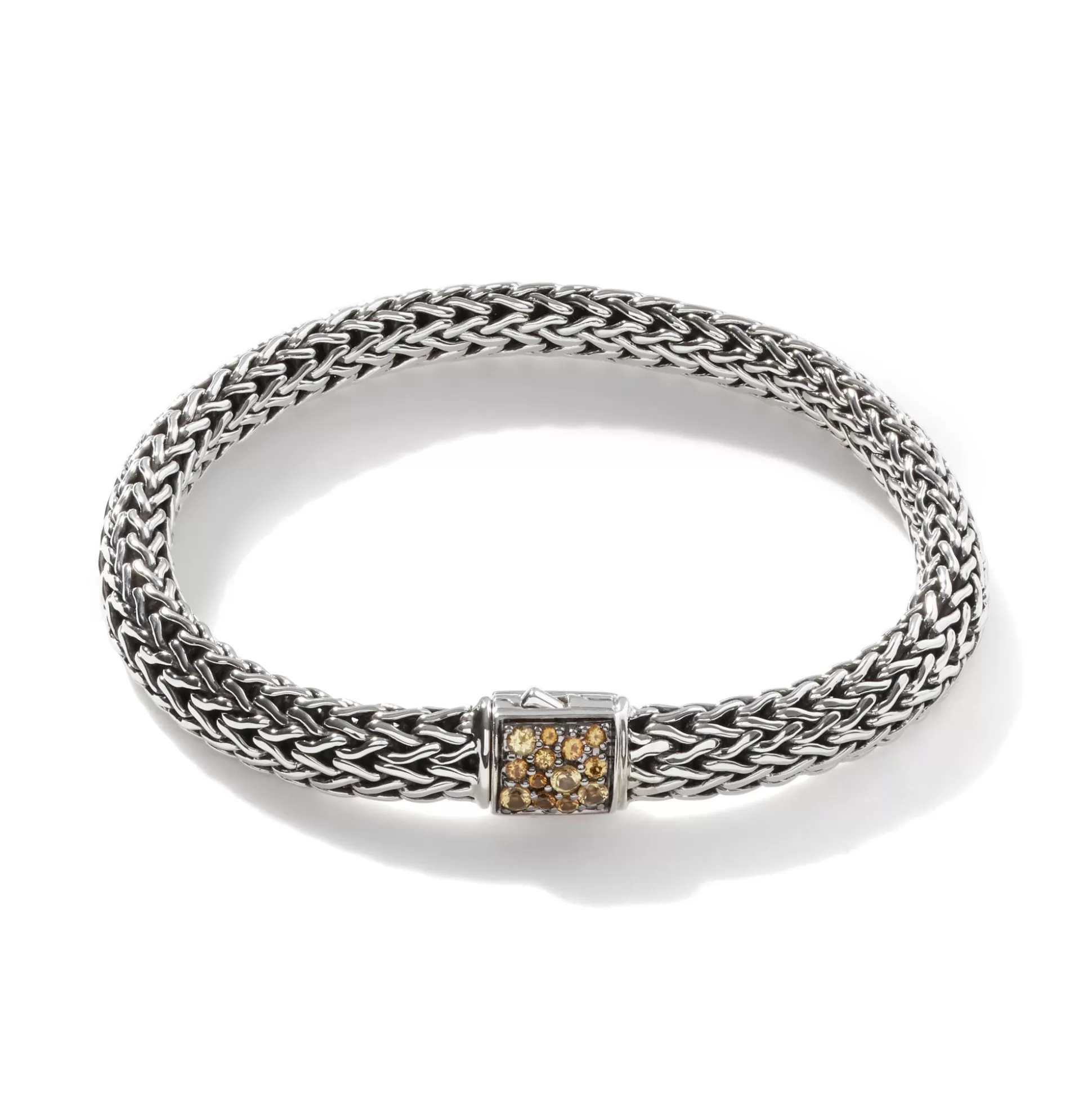 Flash Sale John Hardy Icon Bracelet, Sterling Silver, Pavé, 6.5MM