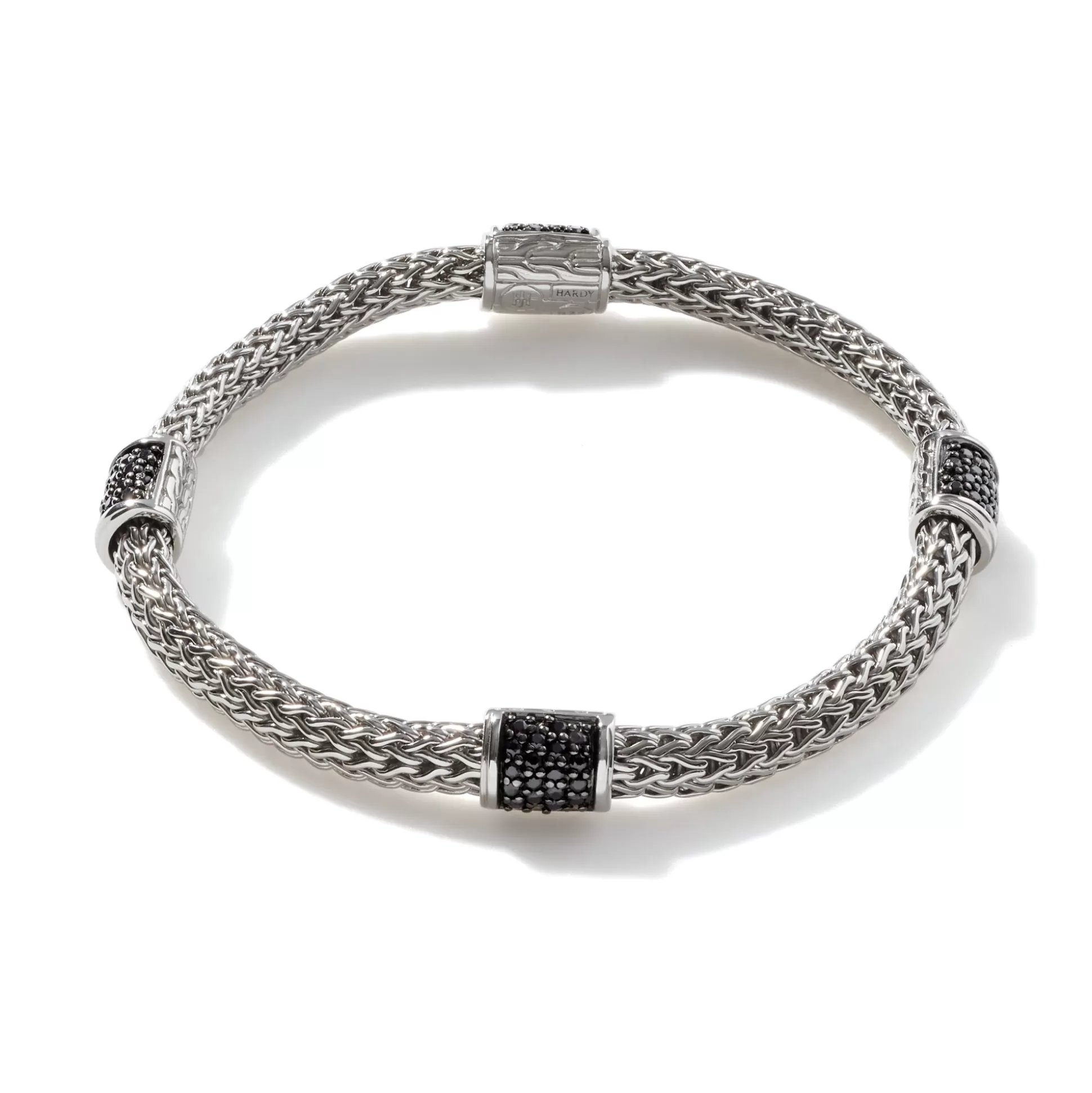 Clearance John Hardy Icon Bracelet, Sterling Silver, Pavé, 5MM