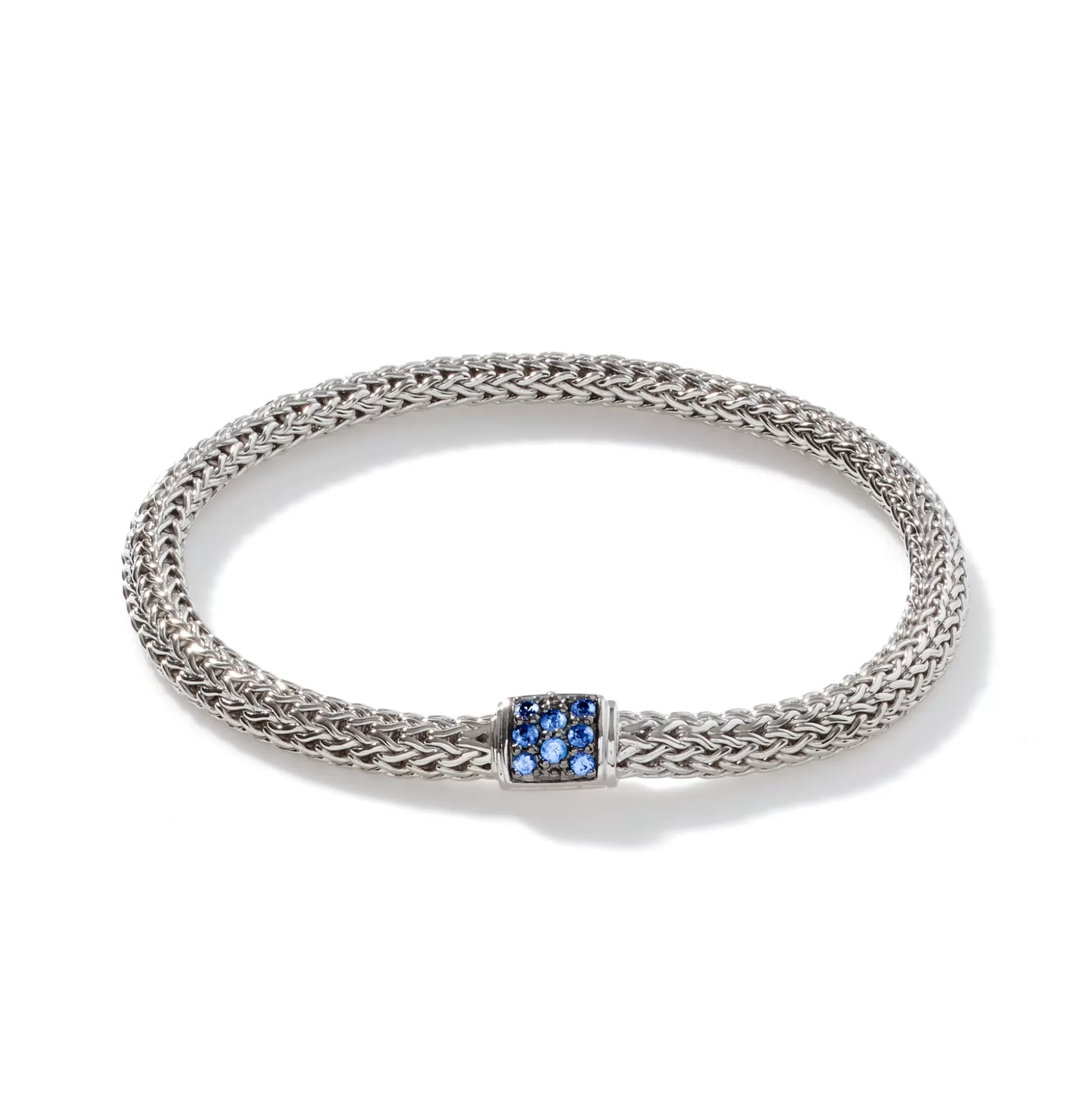 Shop John Hardy Icon Bracelet, Sterling Silver, Pavé, 5MM