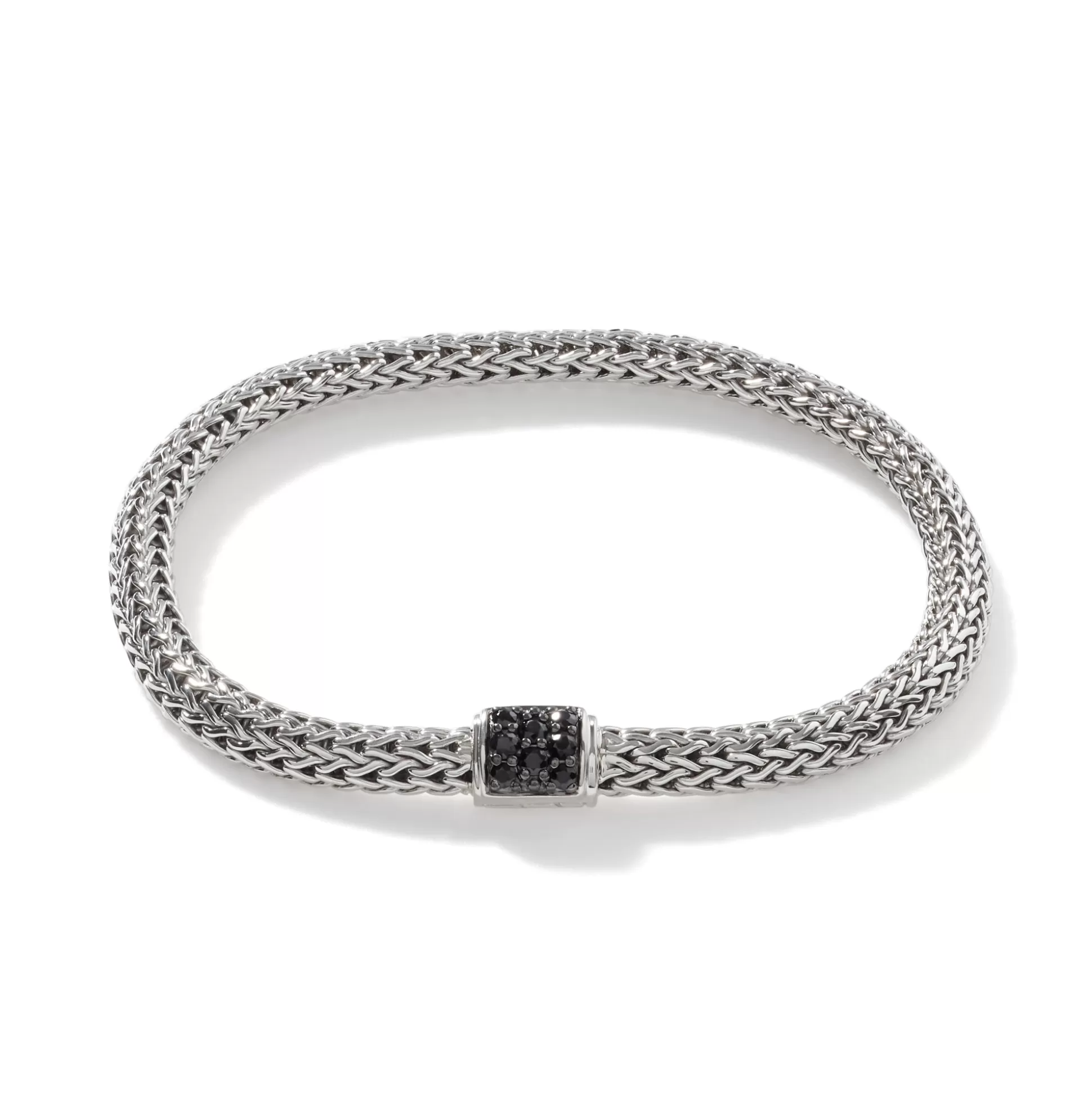 Outlet John Hardy Icon Bracelet, Sterling Silver, Pavé, 5MM