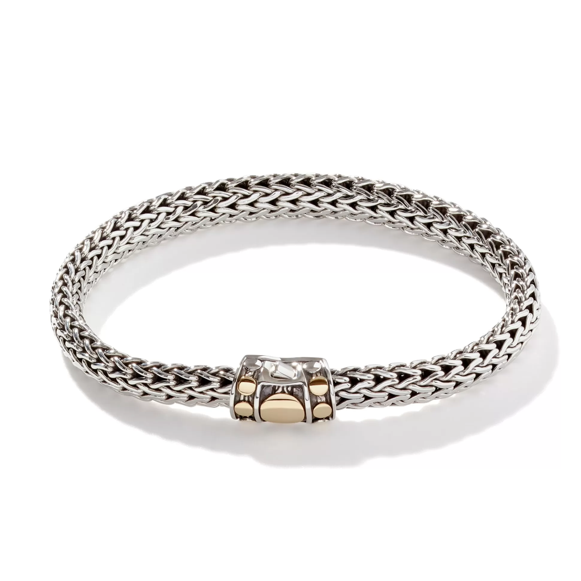 Hot John Hardy Icon Dot Bracelet, Sterling Silver, Gold