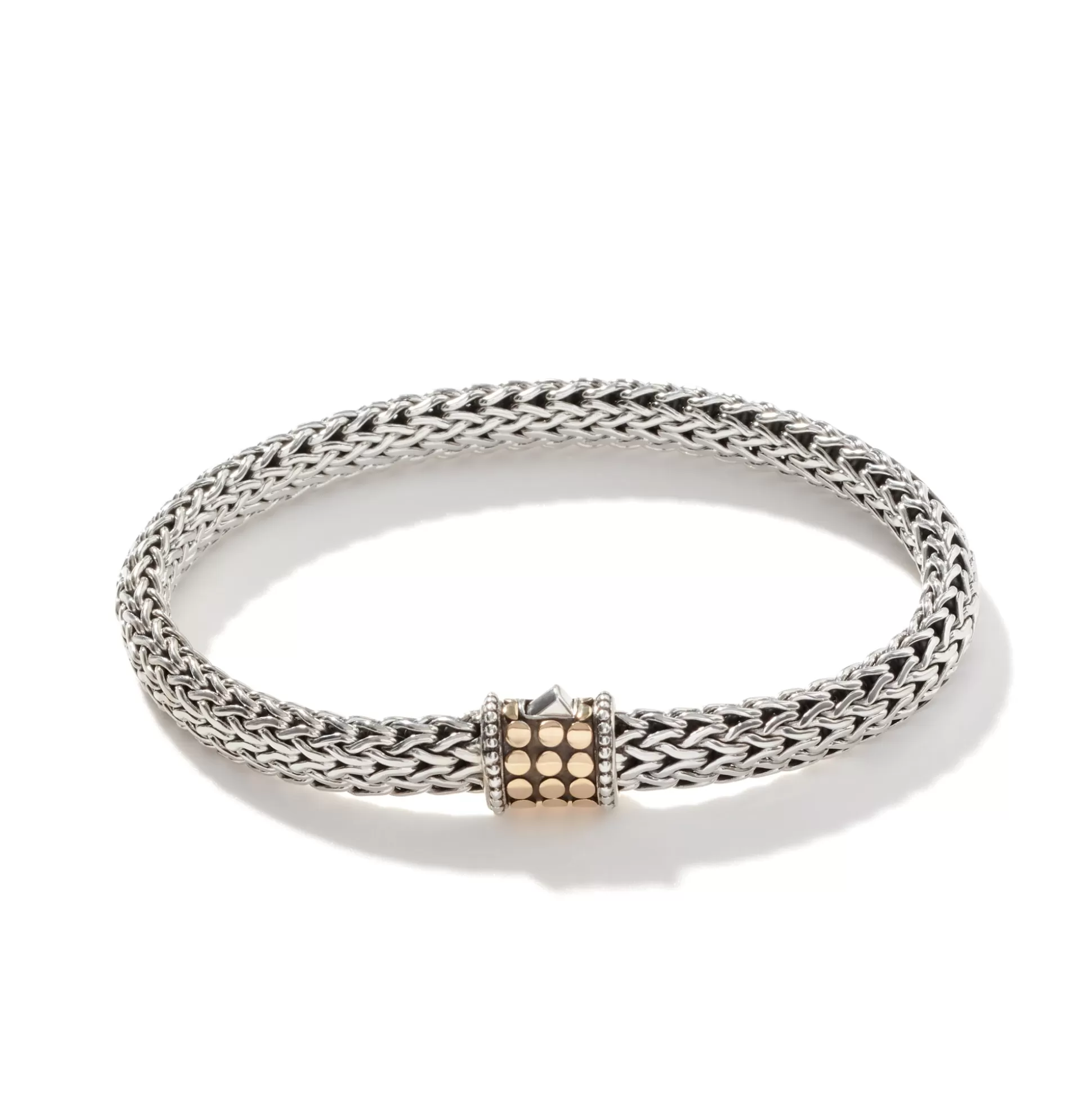 Best Sale John Hardy Icon Dot Bracelet, Sterling Silver, Gold