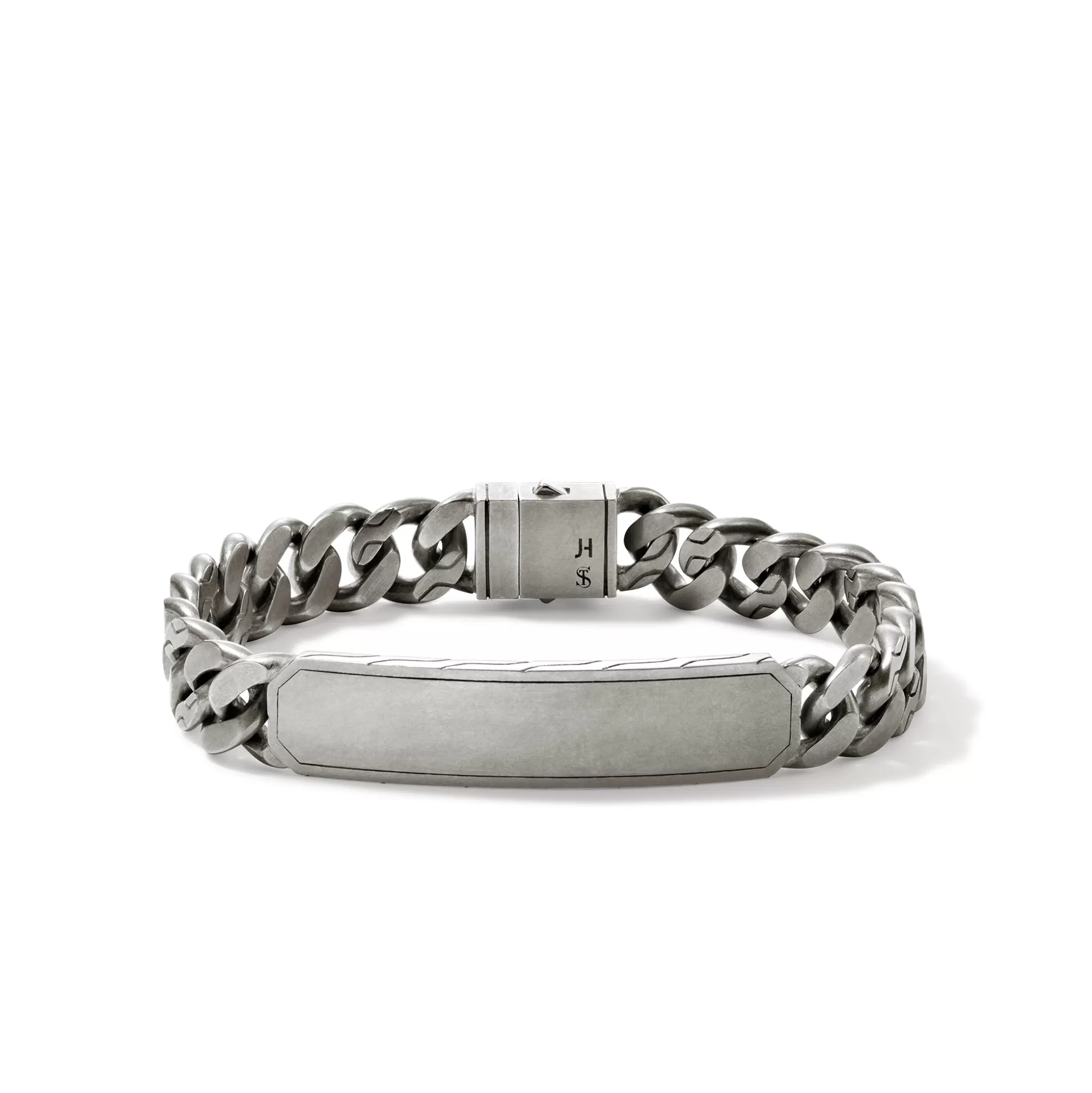 Shop John Hardy ID Curb Bracelet, Sterling Silver, 11MM