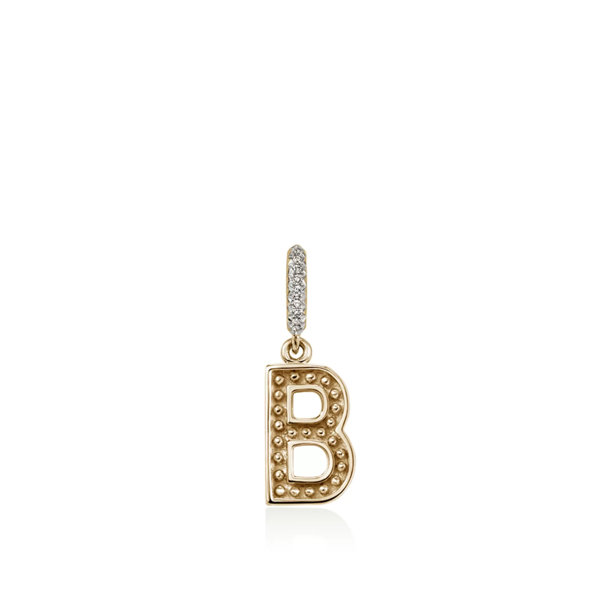 Flash Sale John Hardy Initial Pendant, Gold, Diamonds