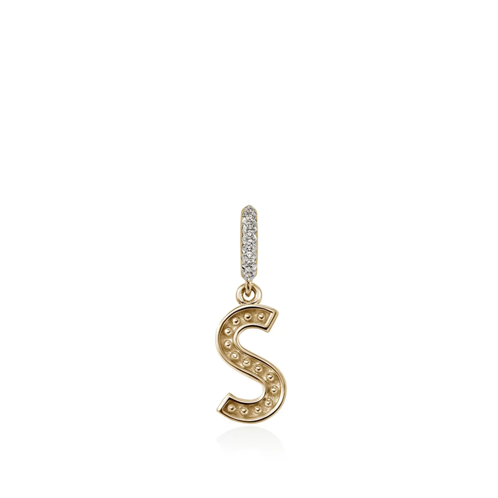 Discount John Hardy Initial Pendant, Gold, Diamonds