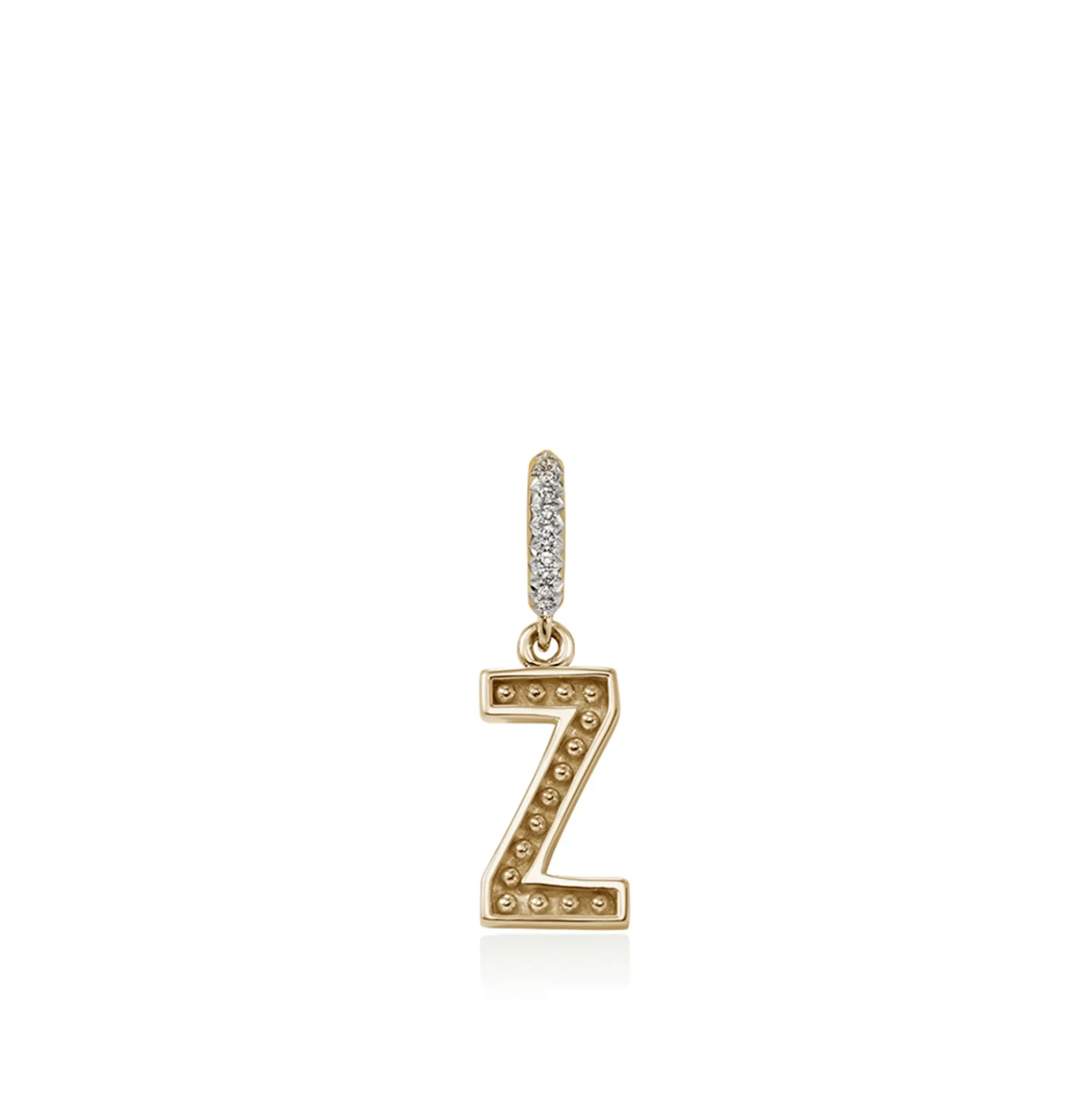 Online John Hardy Initial Pendant, Gold, Diamonds