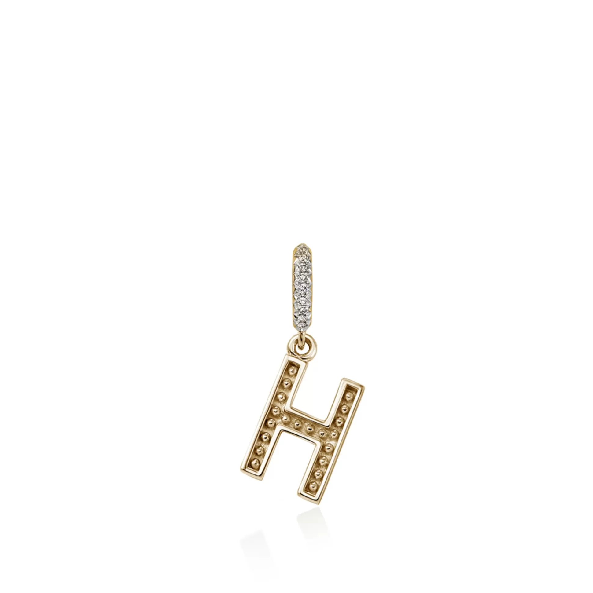 Clearance John Hardy Initial Pendant, Gold, Diamonds