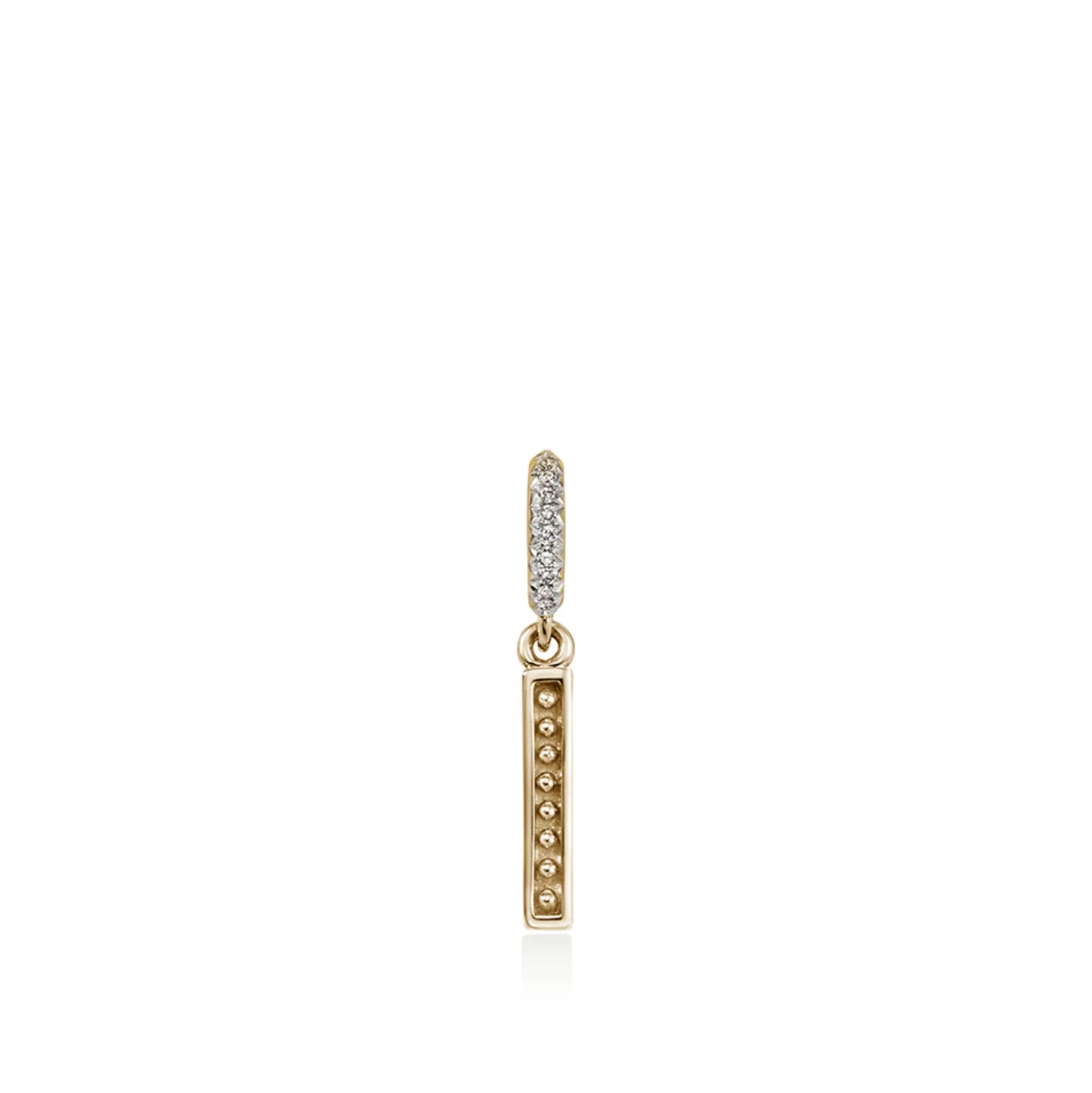 Discount John Hardy Initial Pendant, Gold, Diamonds