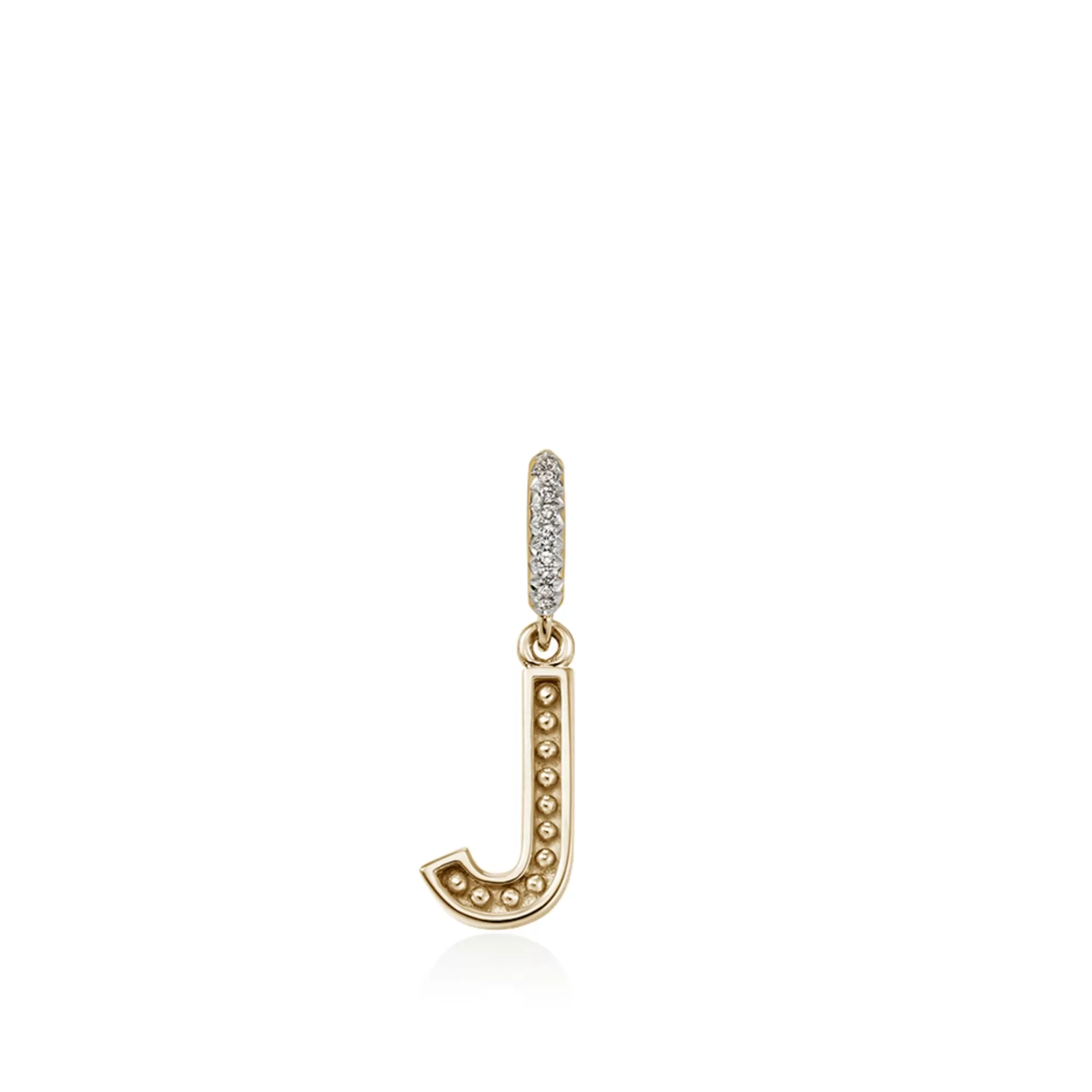 Outlet John Hardy Initial Pendant, Gold, Diamonds