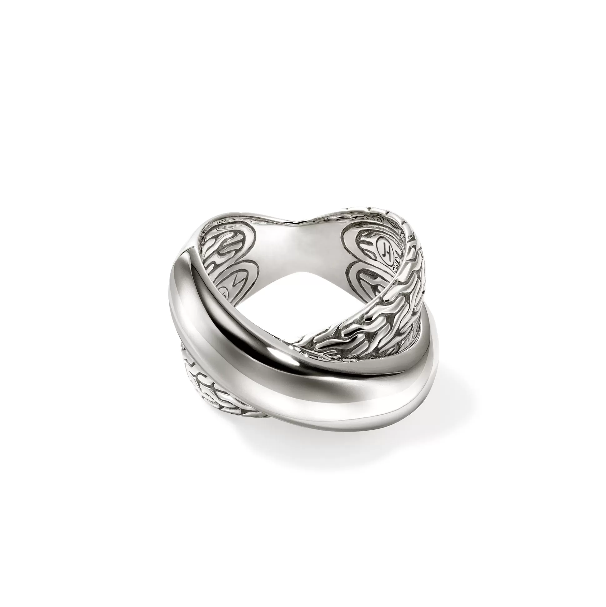 Best Sale John Hardy JH Essential Crossover Ring, Sterling Silver