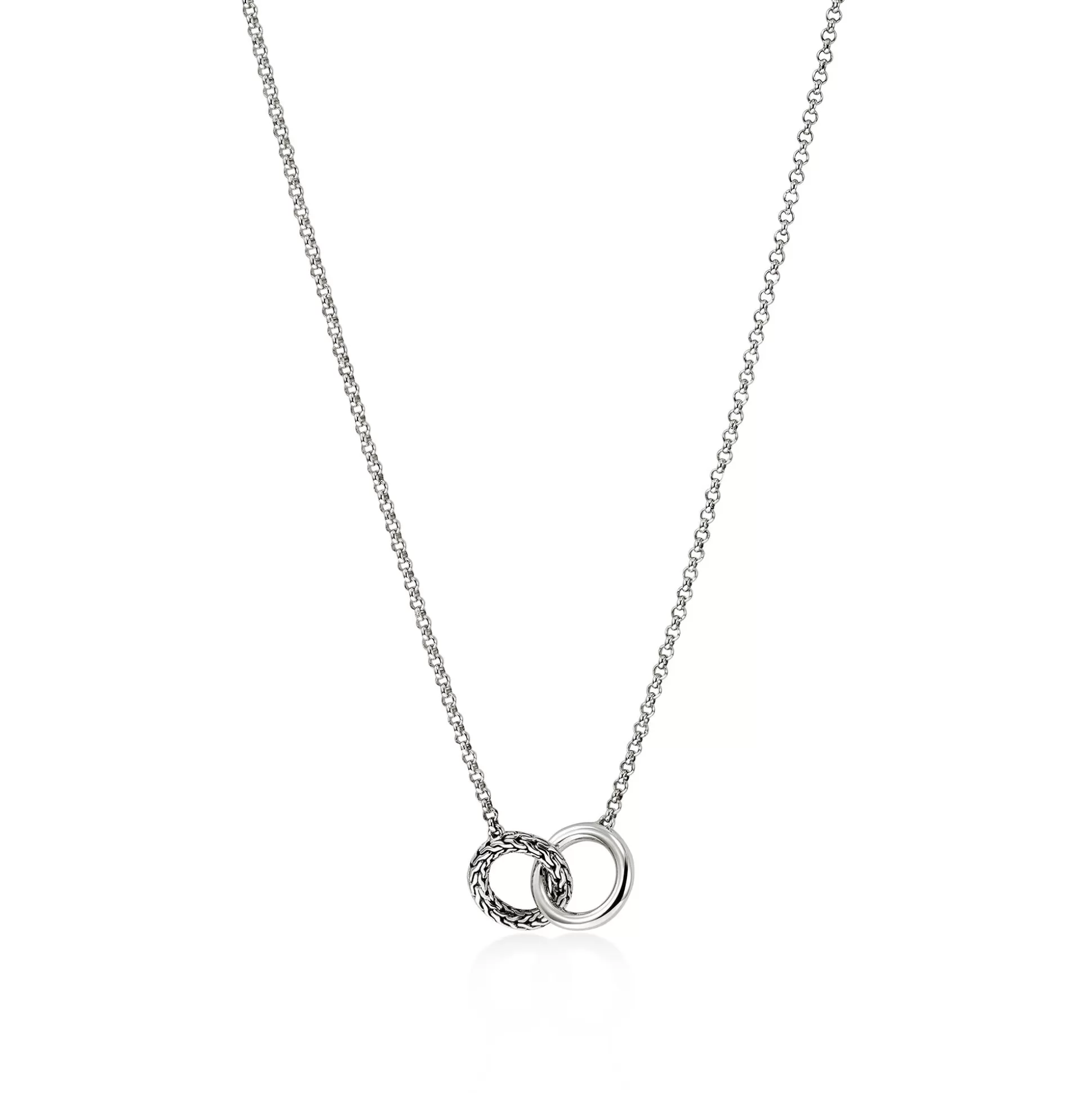 Sale John Hardy JH Essential Linked Necklace, Sterling Silver, 2MM