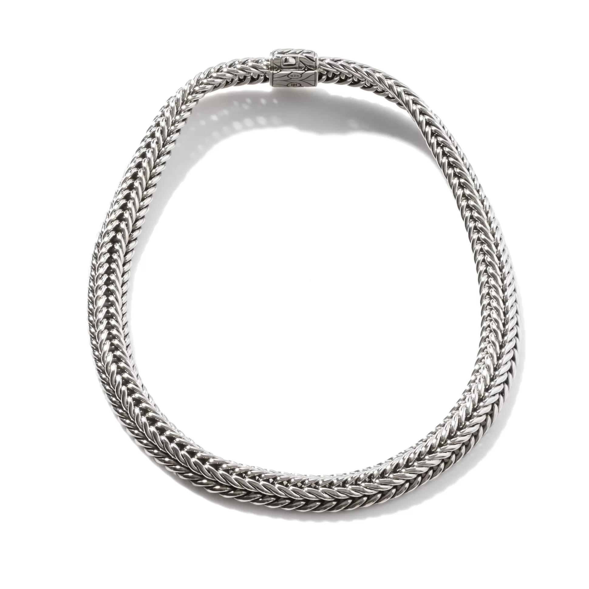 New John Hardy Kami Chain Necklace, Sterling Silver, 12MM