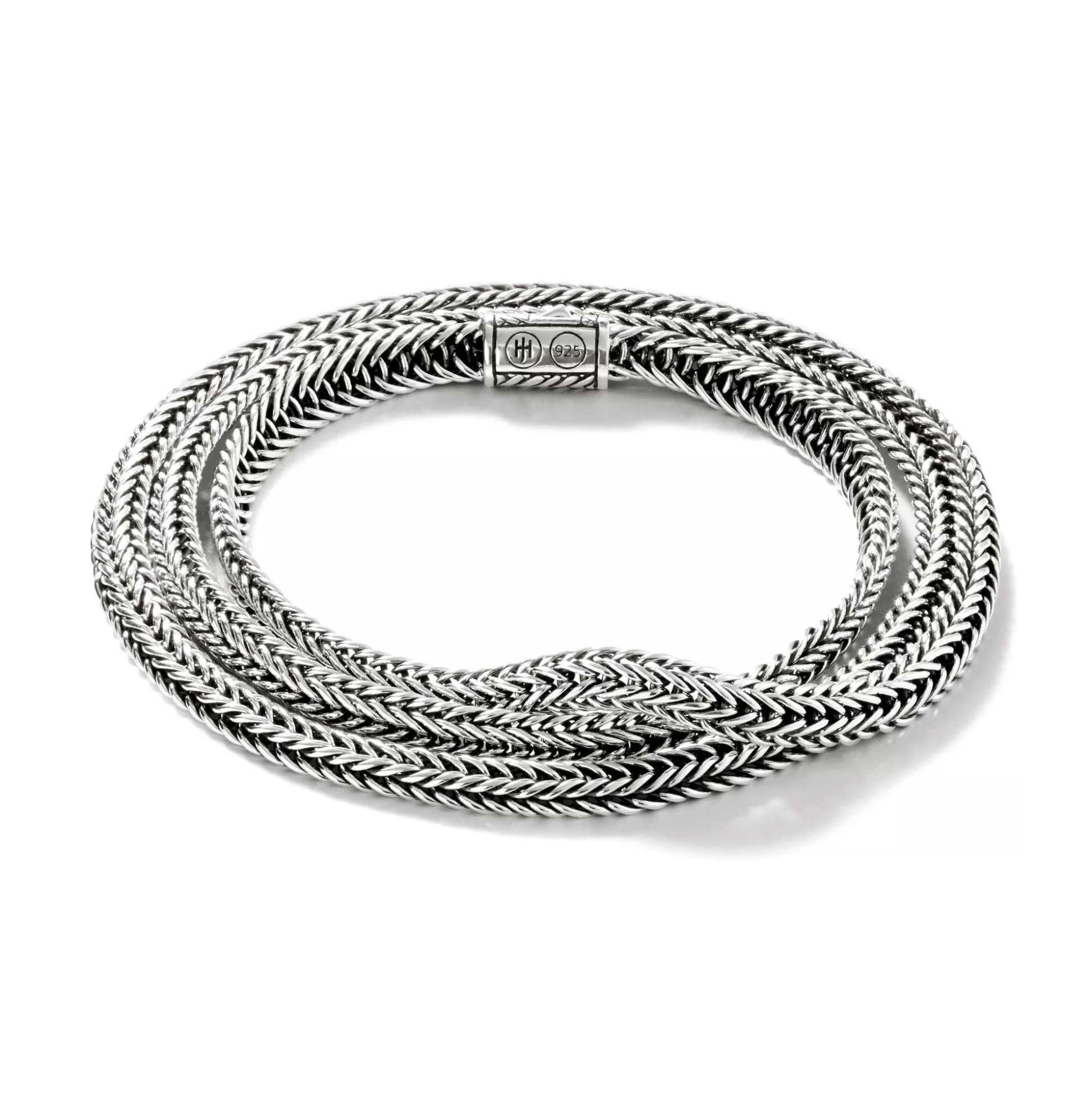 Discount John Hardy Kami Chain Triple Wrap, Silver, 4.5MM