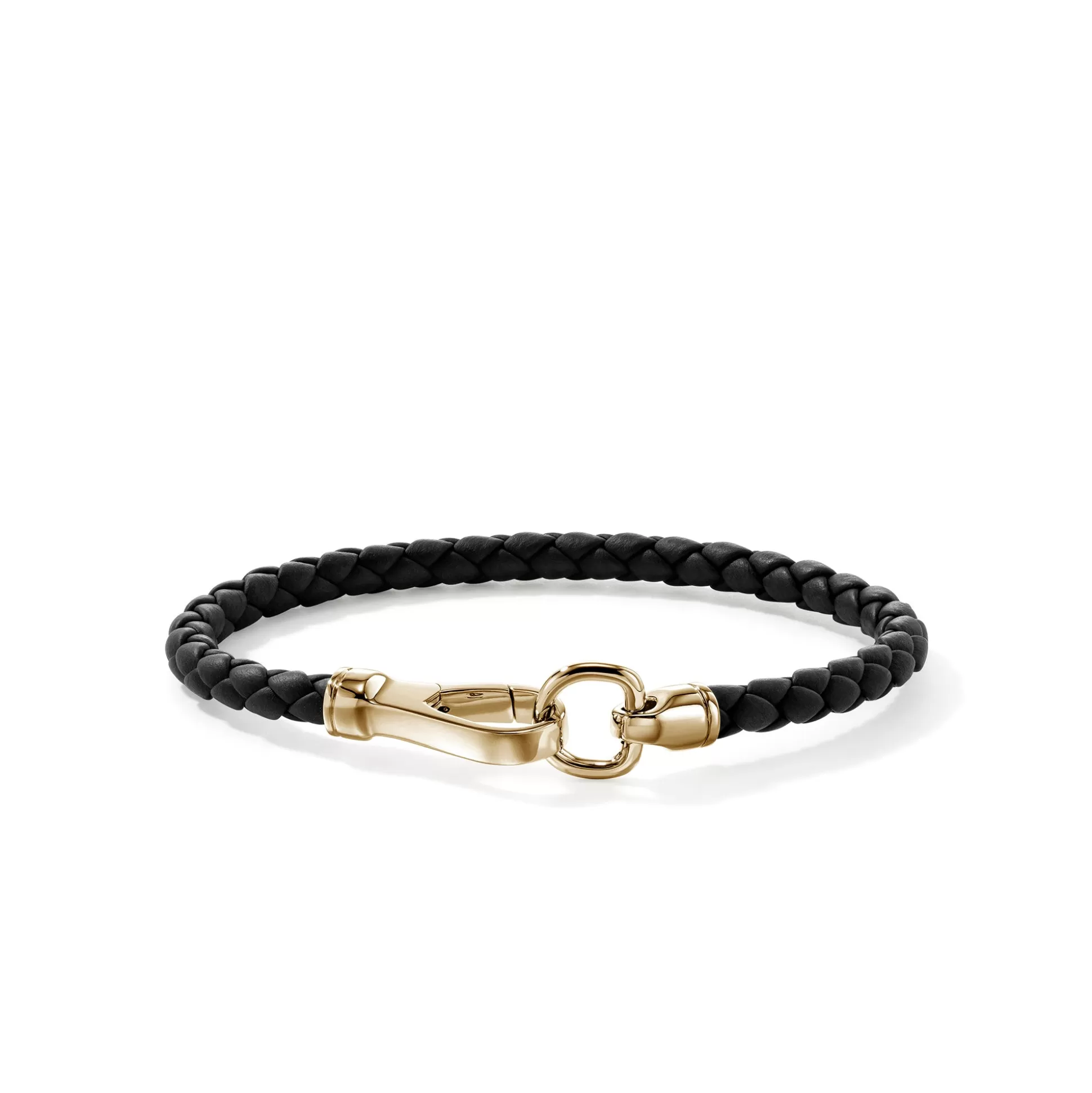 Cheap John Hardy Leather Bracelet, Gold, 5MM