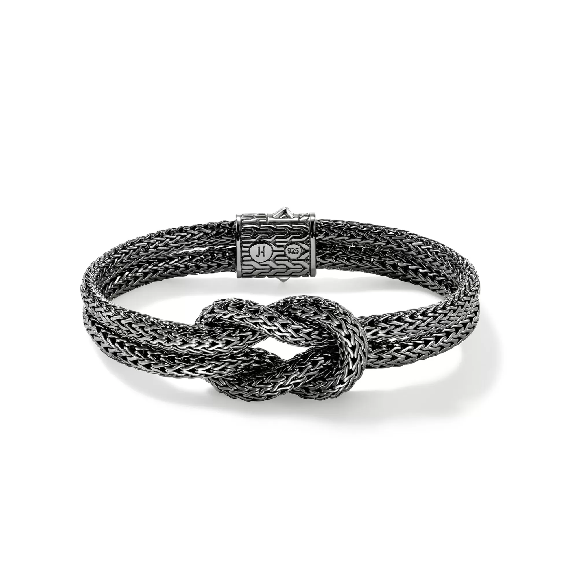 Cheap John Hardy Love Knot Bracelet, Dark Silver, 10MM