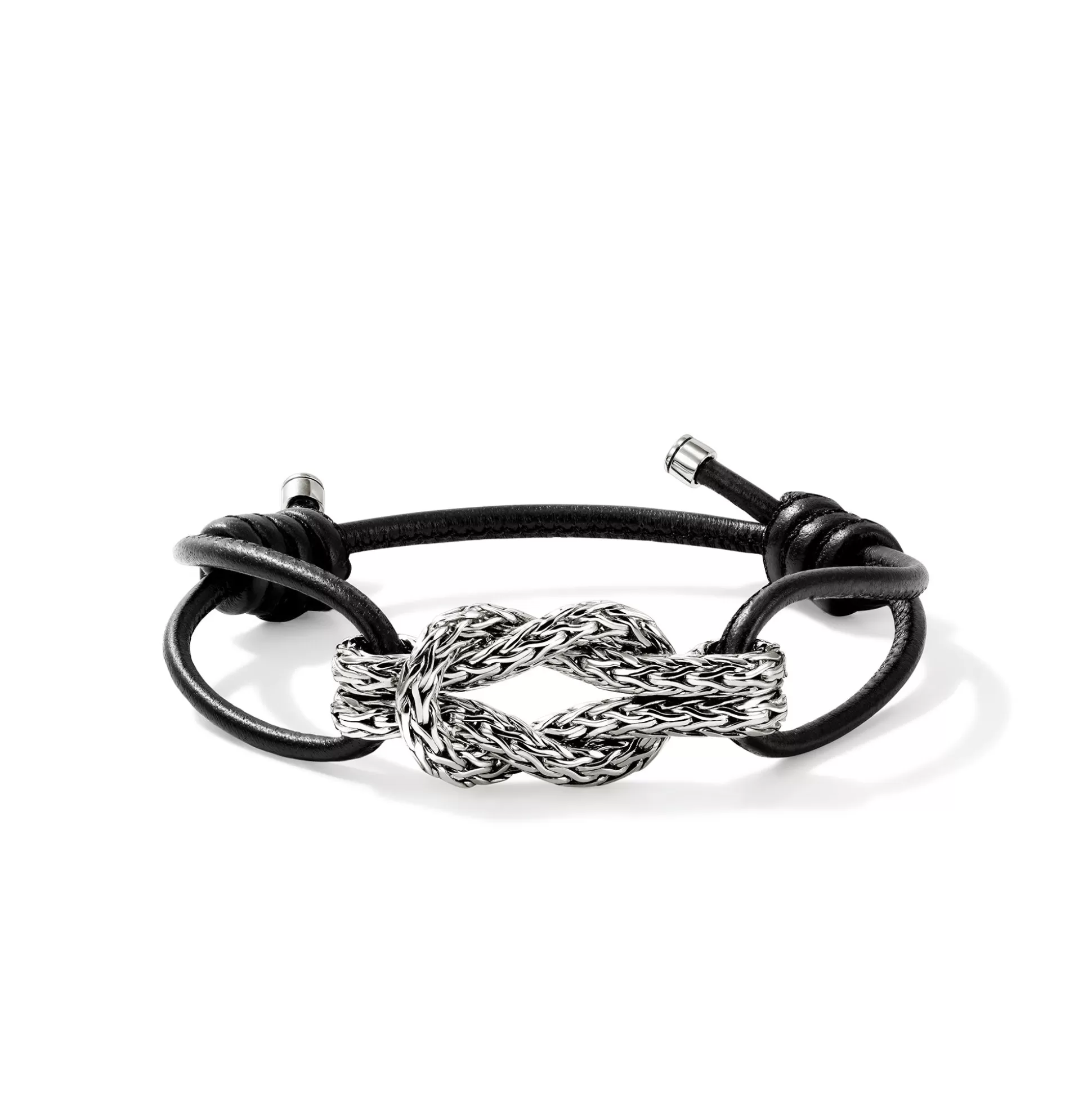 Store John Hardy Love Knot Bracelet, Sterling Silver, Leather