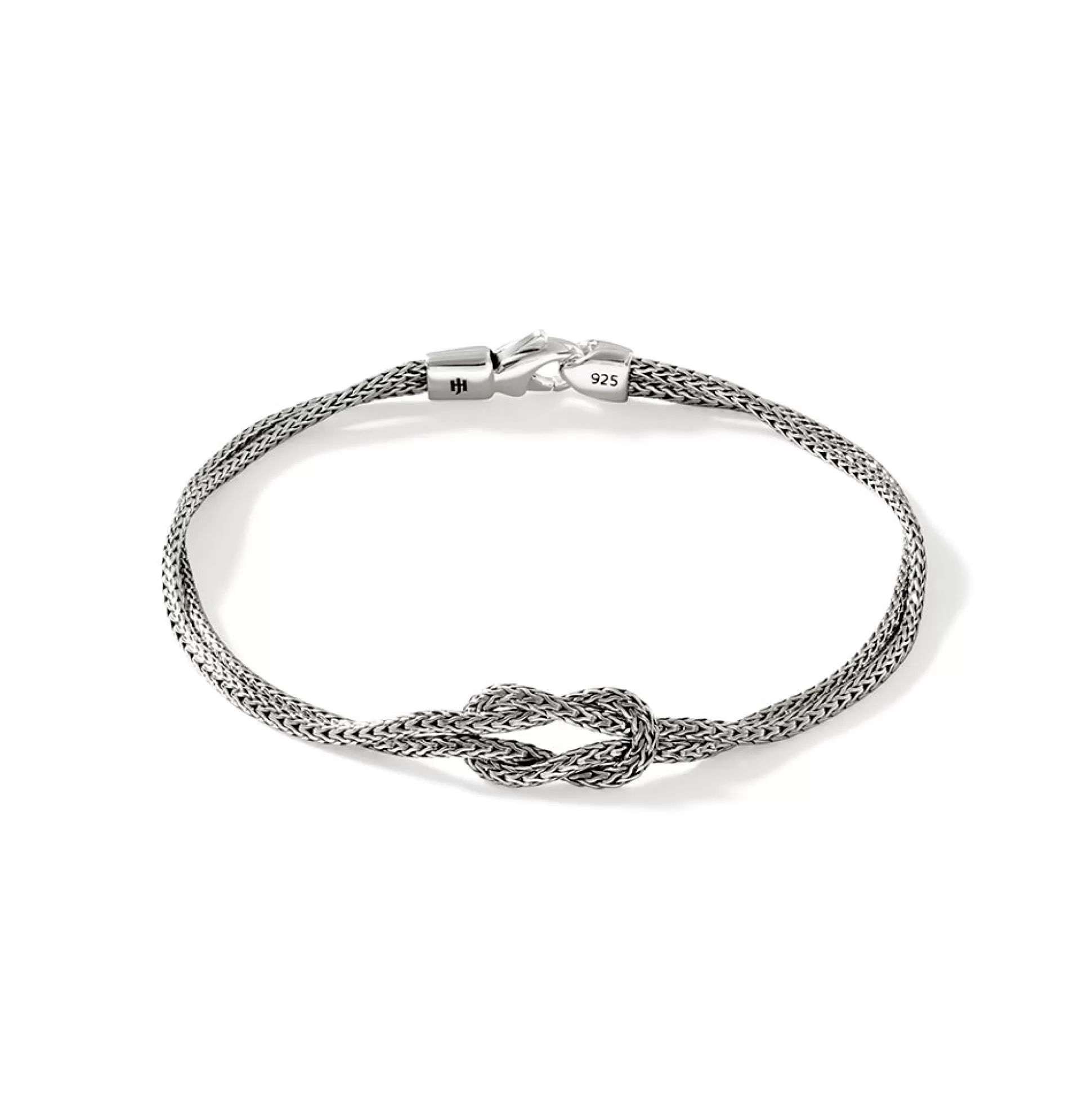 Hot John Hardy Love Knot Bracelet, Sterling Silver, 3.6MM