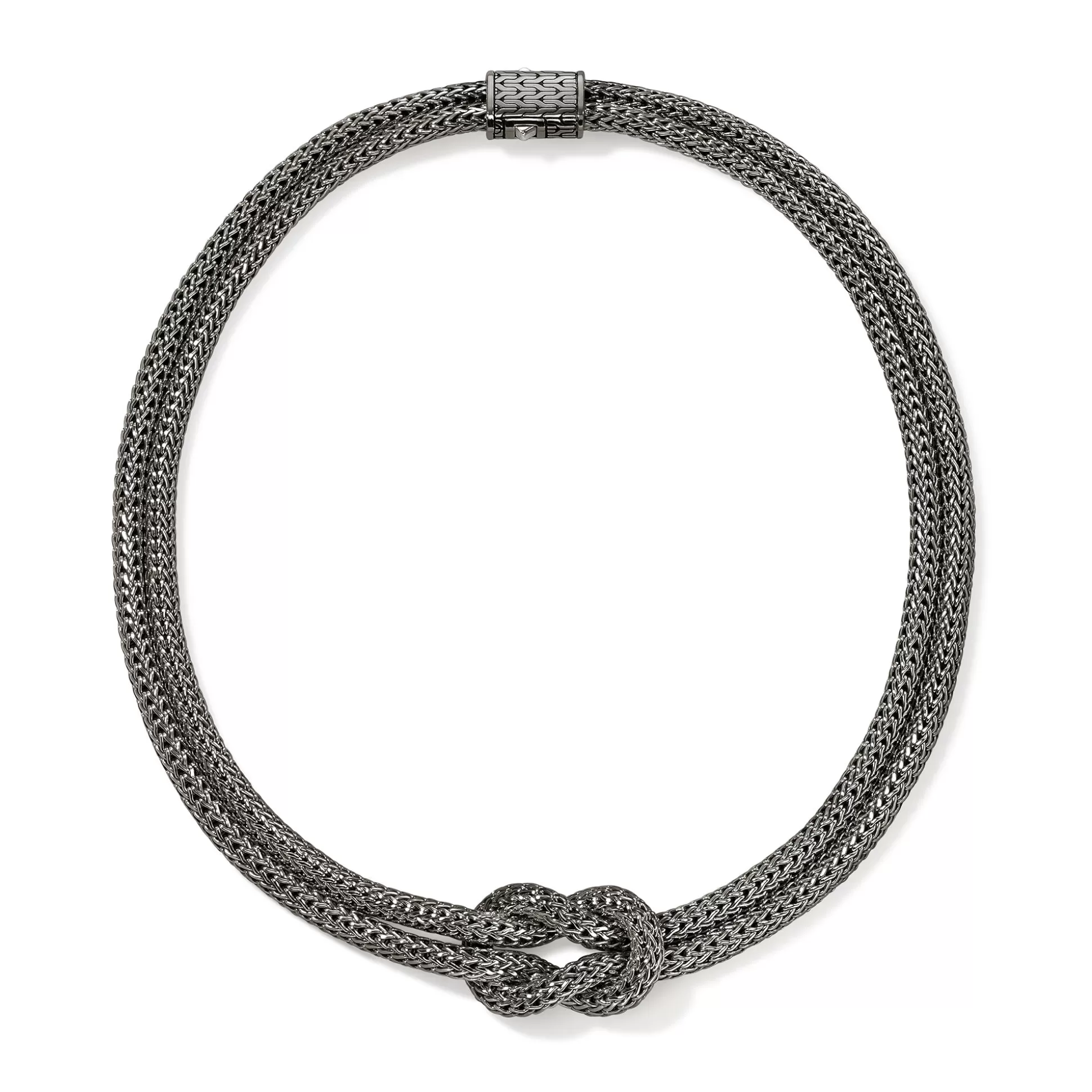 Sale John Hardy Love Knot Necklace, Dark Silver, 10MM