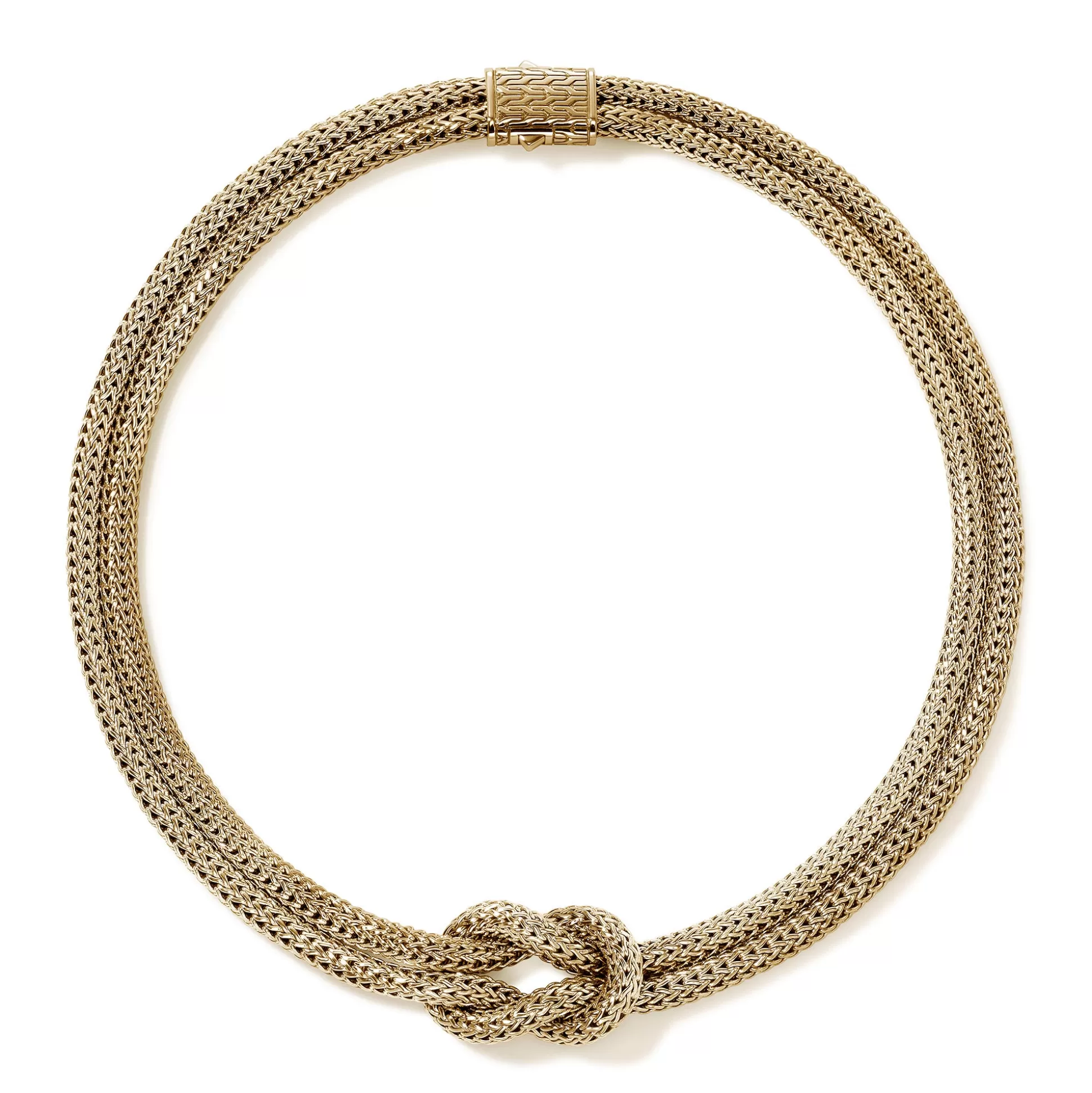 Best John Hardy Love Knot Necklace, Gold, 10MM