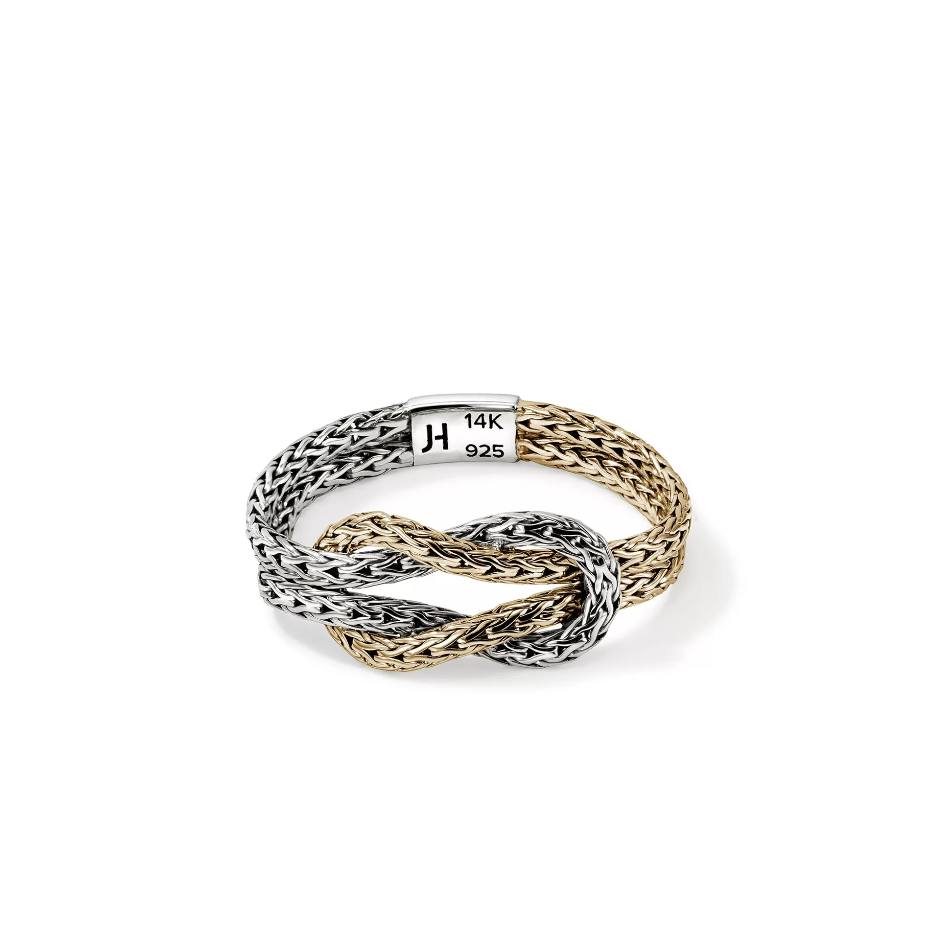 Store John Hardy Love Knot Ring, Gold, Sterling Silver, 3.6MM