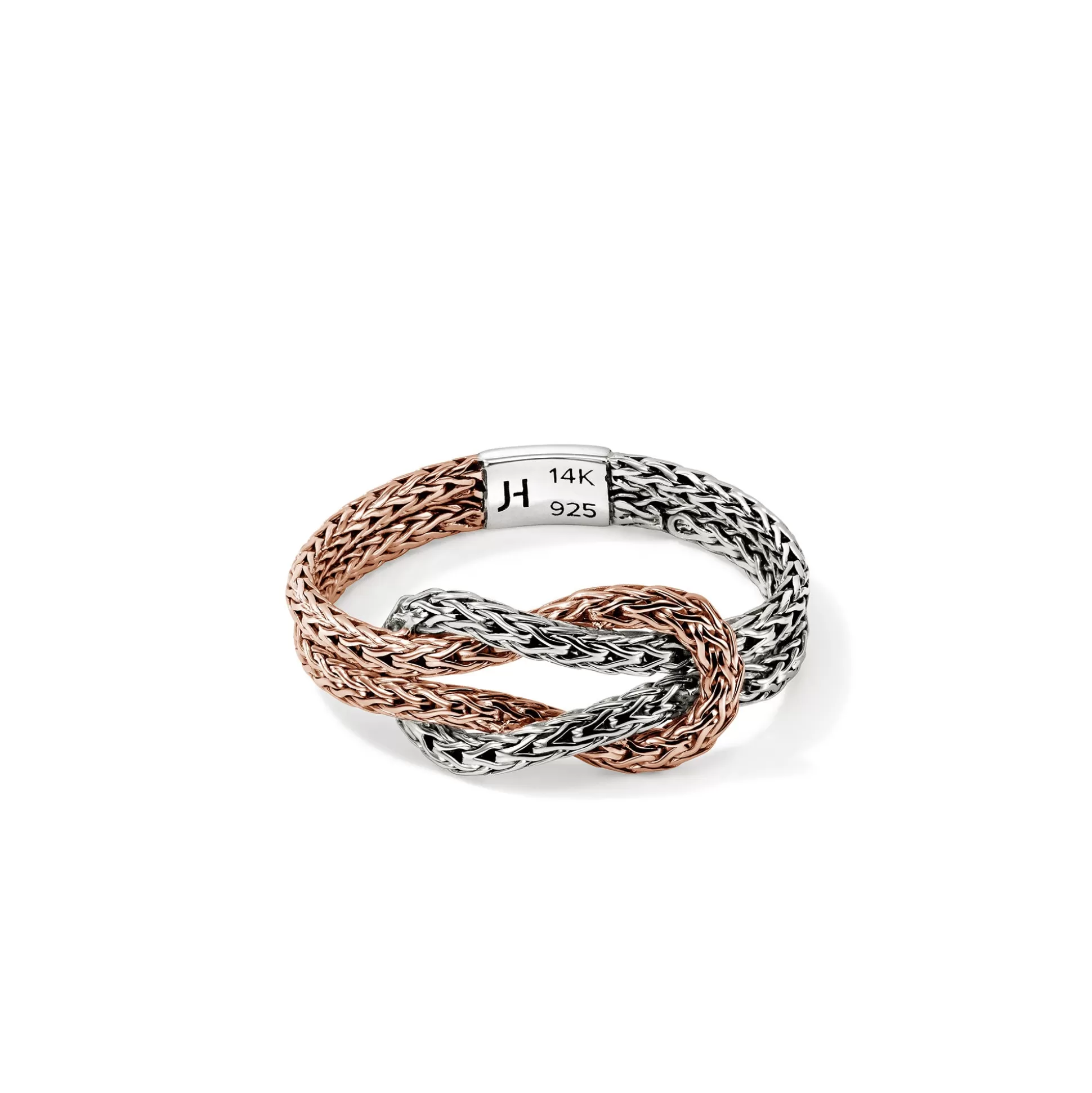 Flash Sale John Hardy Love Knot Ring, Rose Gold, Sterling Silver, 3.6MM