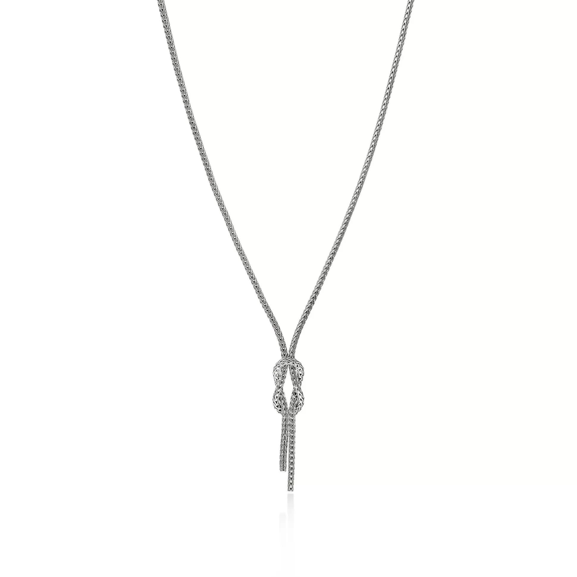 Flash Sale John Hardy Love Knot Y Necklace, Sterling Silver, 1.8MM