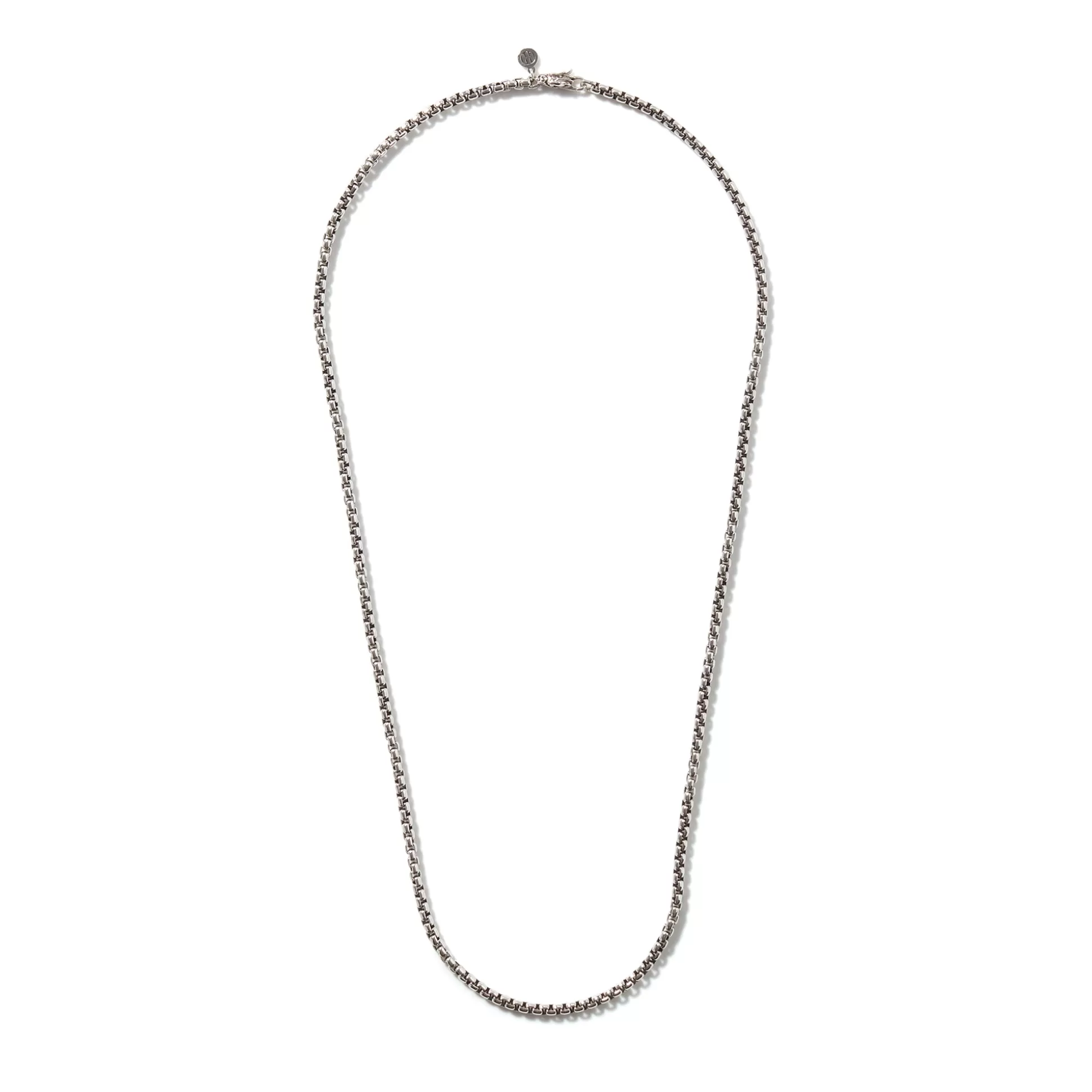 Cheap John Hardy Naga Box Chain Necklace, Silver, 3.7MM