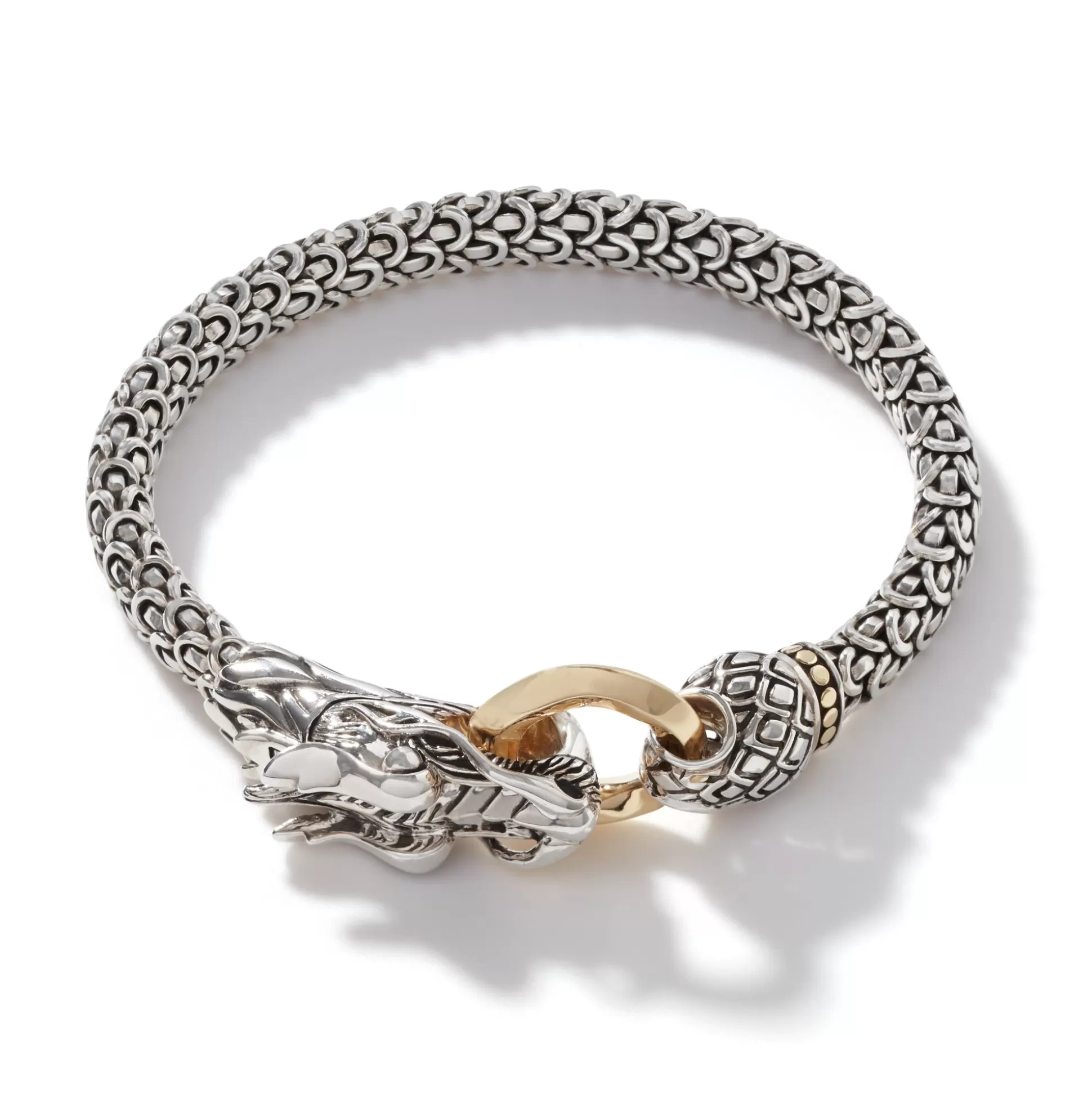 Online John Hardy Naga Bracelet, Gold, Sterling Silver, 6MM