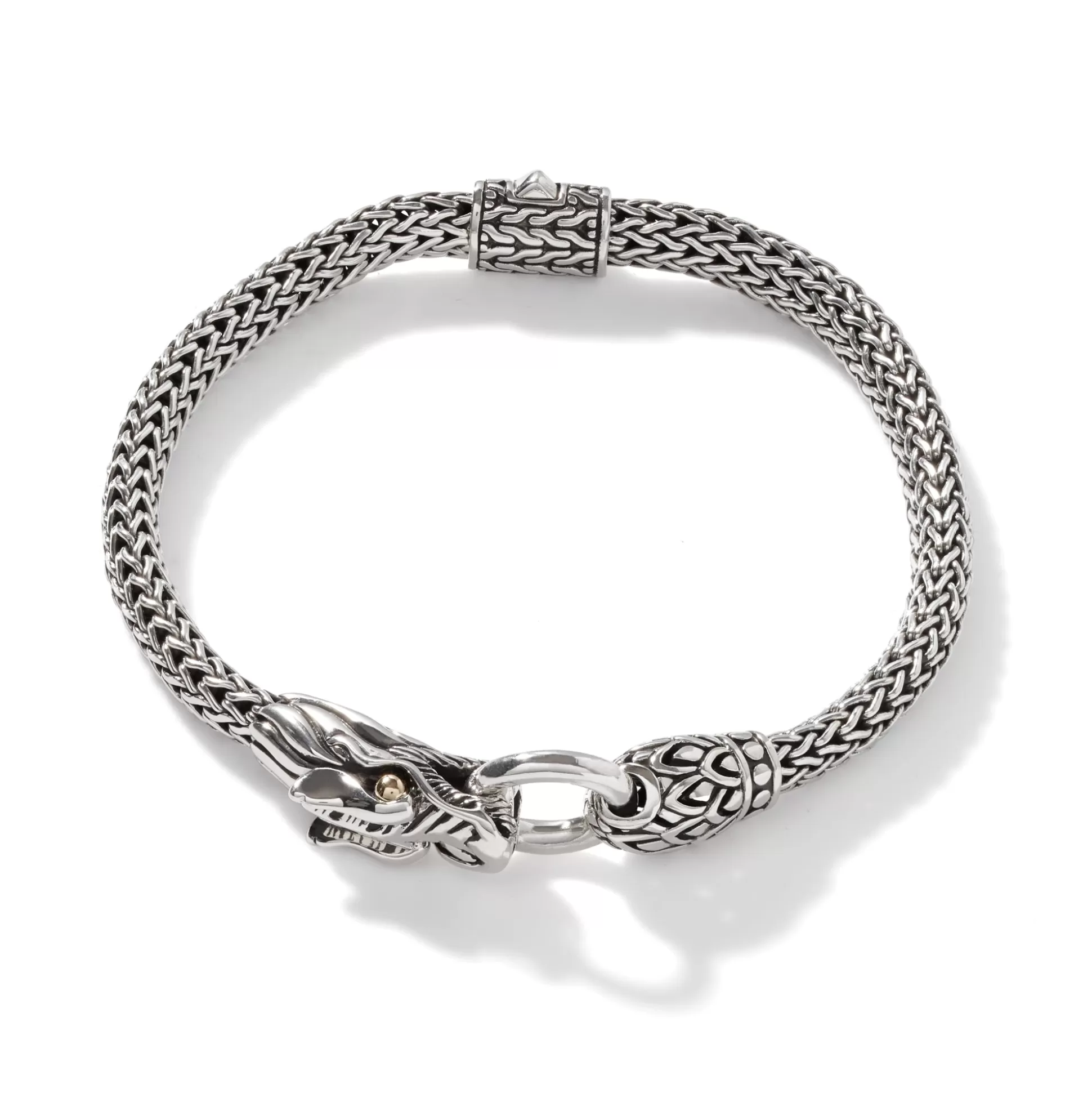 Clearance John Hardy Naga Bracelet, Sterling Silver, Gold, 5MM