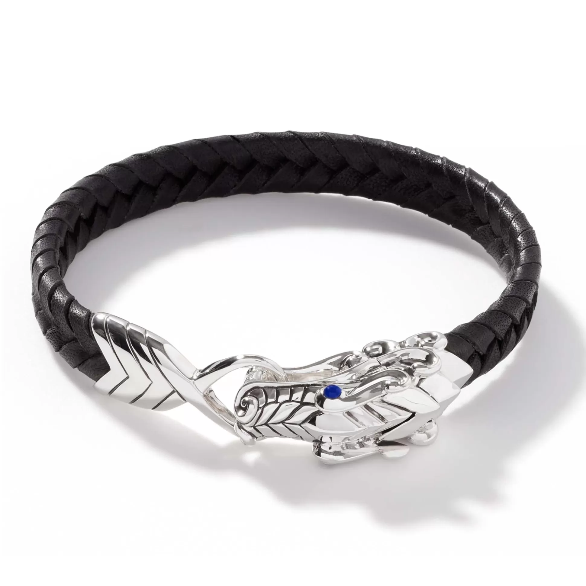 Best Sale John Hardy Naga Bracelet, Sterling Silver, Leather