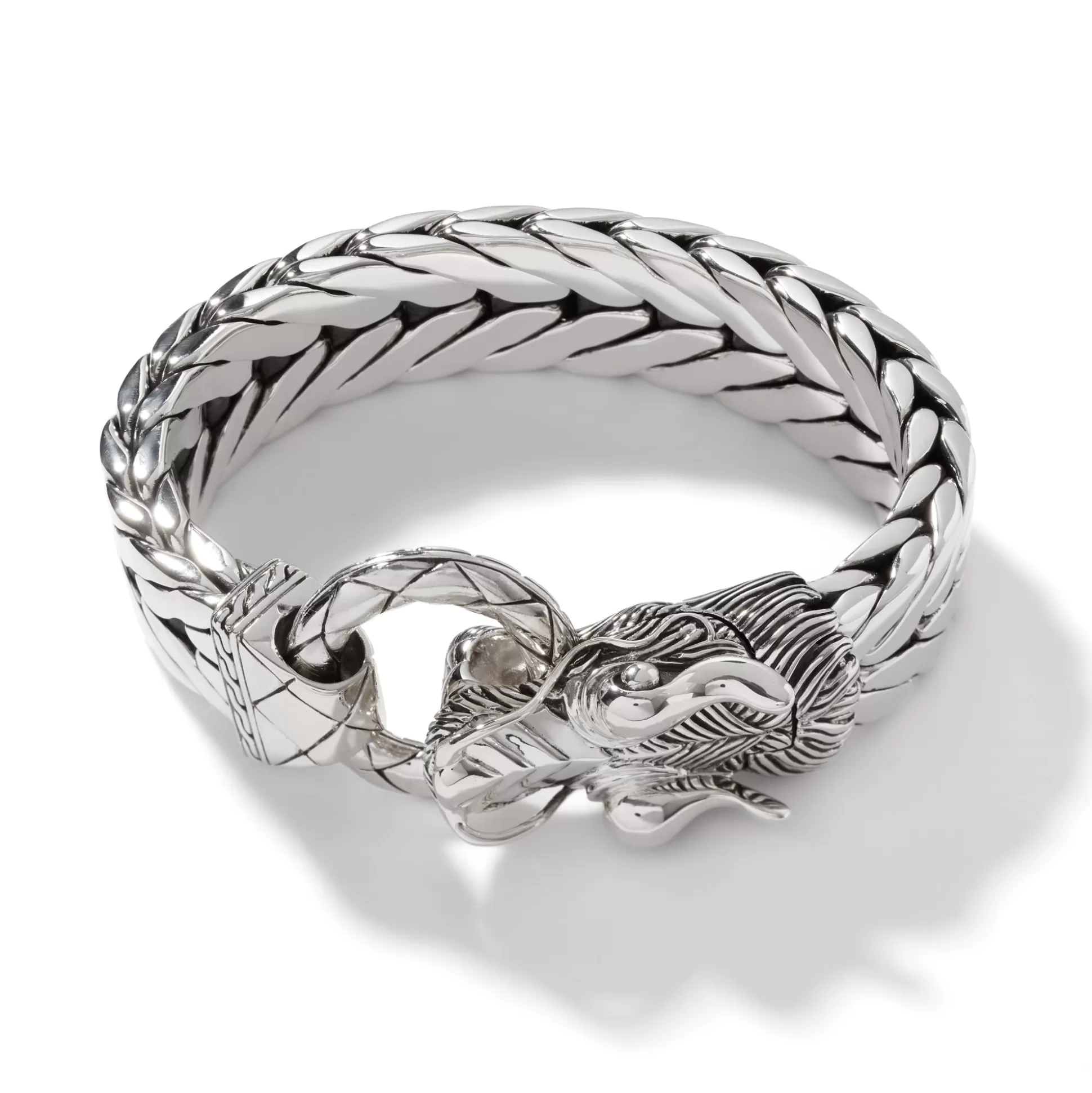 Hot John Hardy Naga Bracelet, Sterling Silver, 15MM