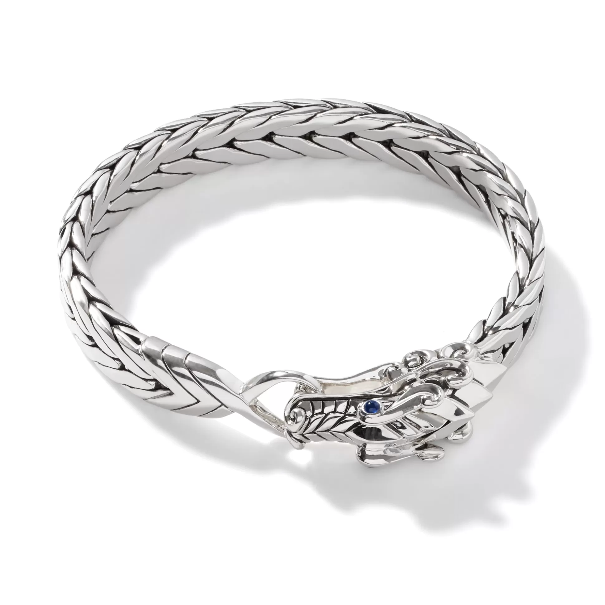 New John Hardy Naga Bracelet, Sterling Silver, 9MM