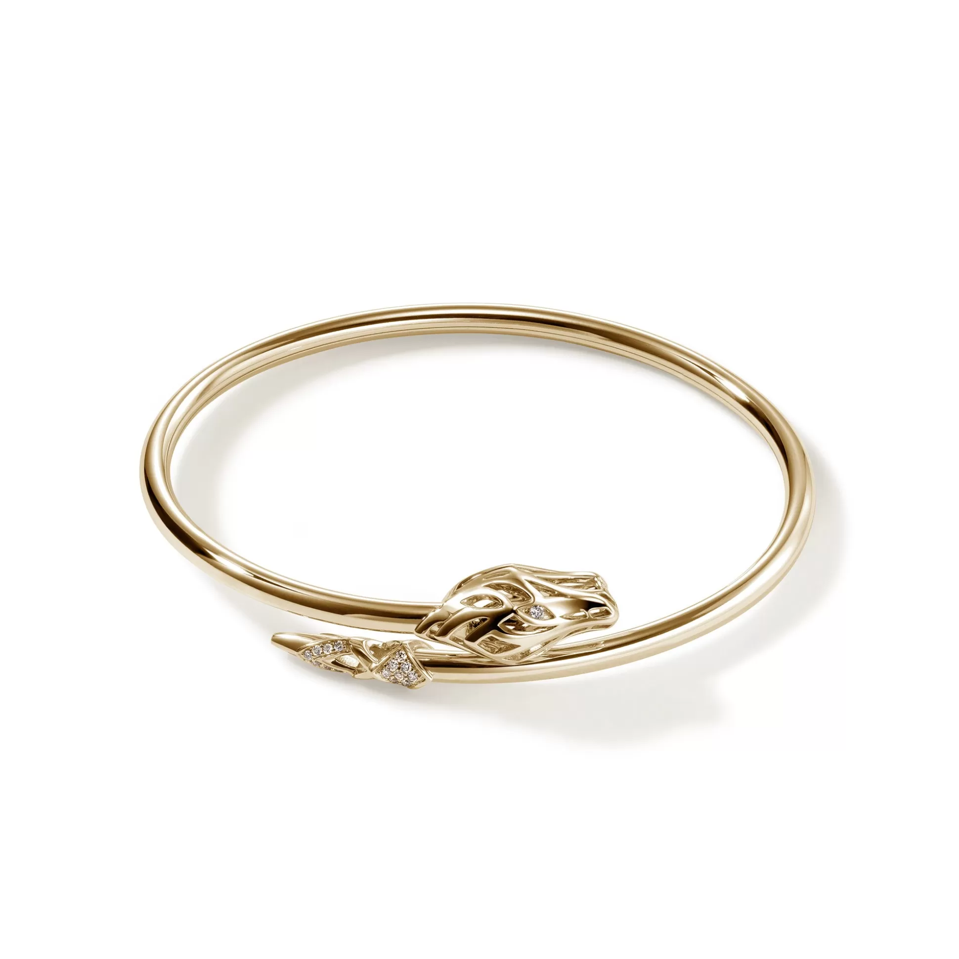 Best John Hardy Naga Cuff, Gold, Diamonds, Slim