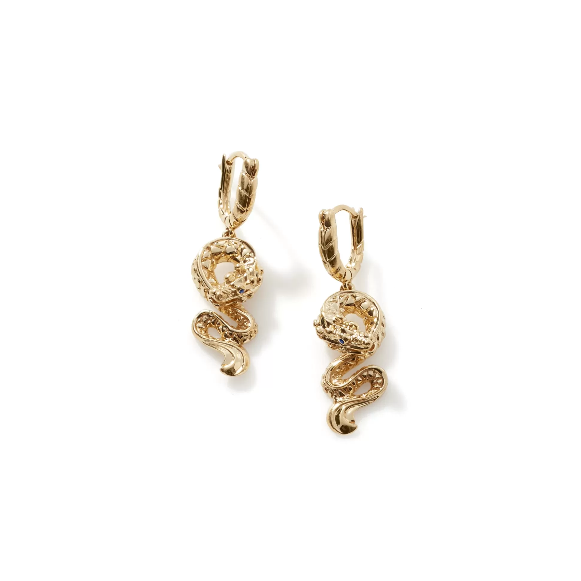 Store John Hardy Naga Drop Earrings, Gold