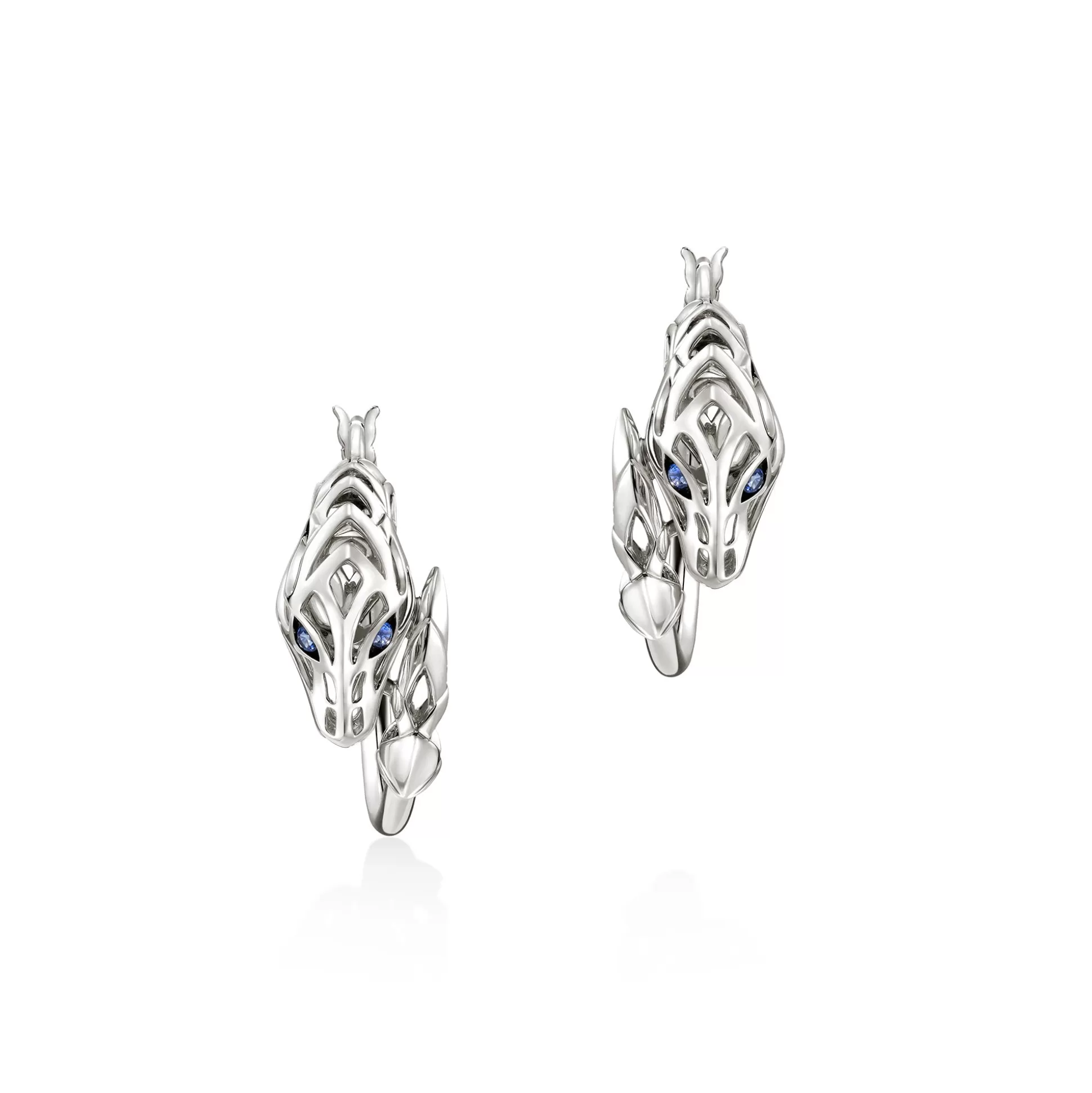 Online John Hardy Naga Hoop Earrings, Sterling Silver