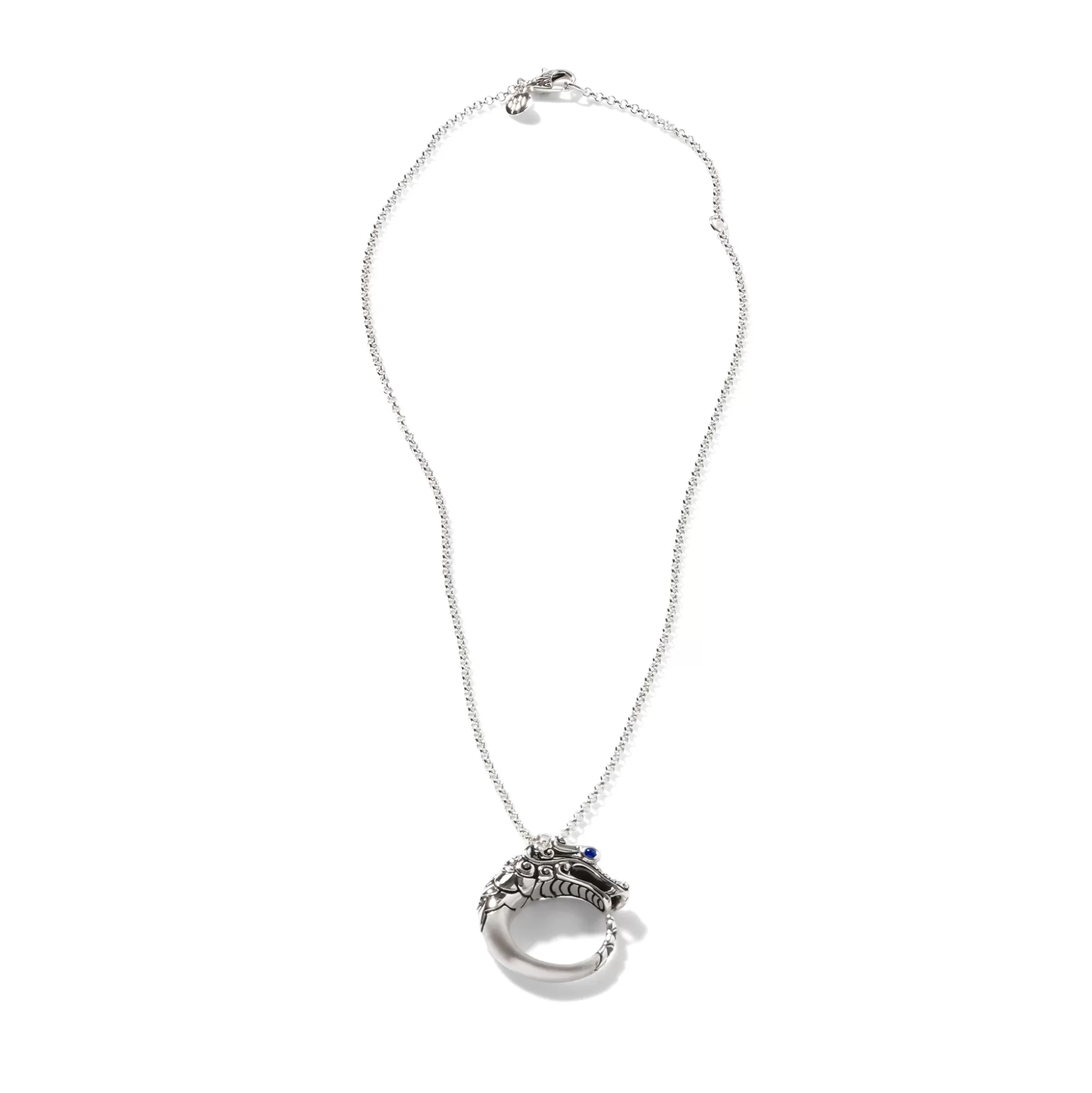 Online John Hardy Naga Necklace, Sterling Silver, Pavé