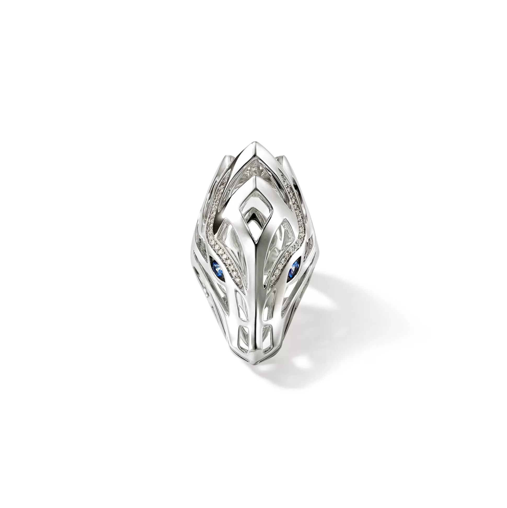 Best John Hardy Naga Ring, Sterling Silver, Diamonds