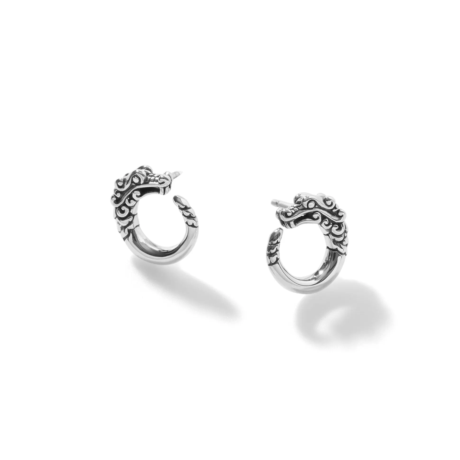 Best John Hardy Naga Stud Earrings, Sterling Silver