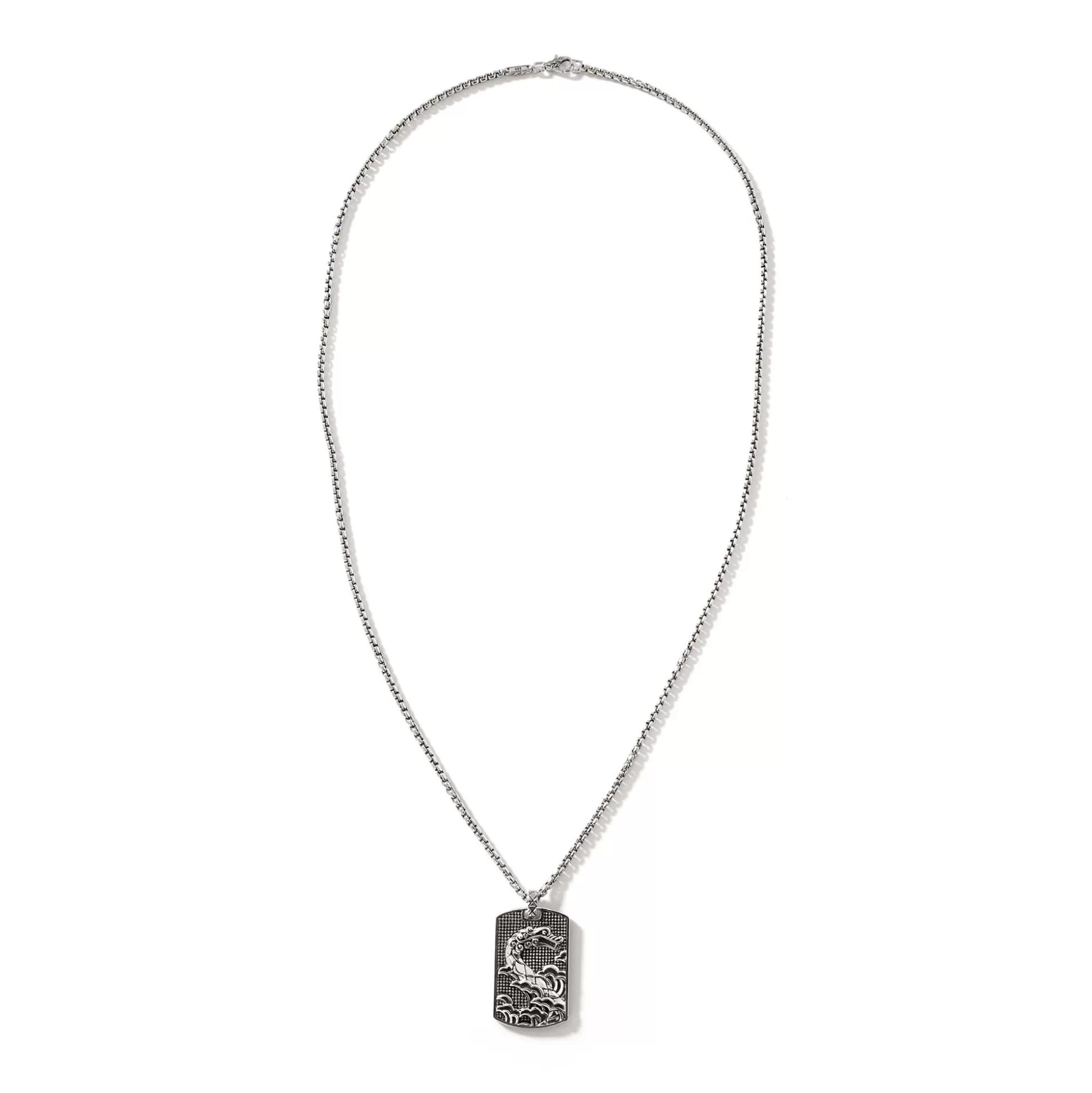 Flash Sale John Hardy Naga Tag Necklace, Sterling Silver